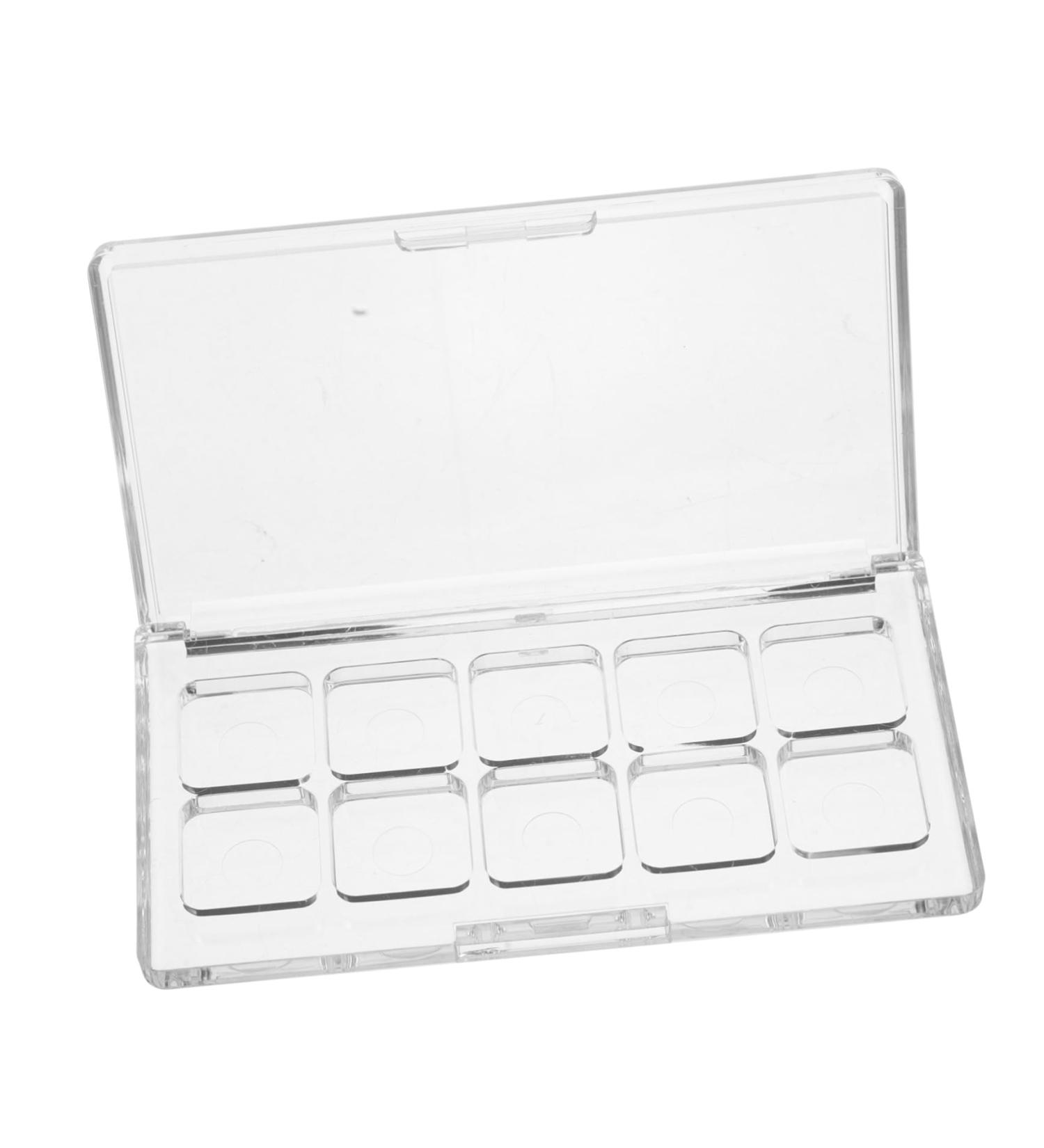 Palette de Maquillage Transparente Compartiments avec Bo te de Rangement Cosm tiques Rechargeable pour Fards Paupi res Rouges DIY Blush et Peinture Aquarelle tui de Voyage - Buy Online on GoSupps.com