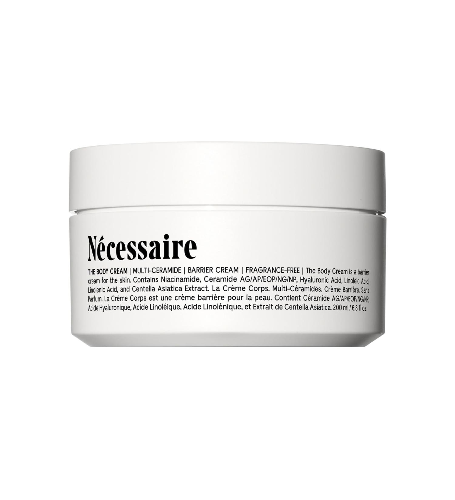 N cessaire The Body Cream Fragrance-Free Barrier Repair Body Moisturizer with Niacinamide Ceramides & Hyaluronic Acid Rich Hydration for Dry Sensitive Skin Dermatologist-Tested 6.8 oz - Buy Online on GoSupps.com