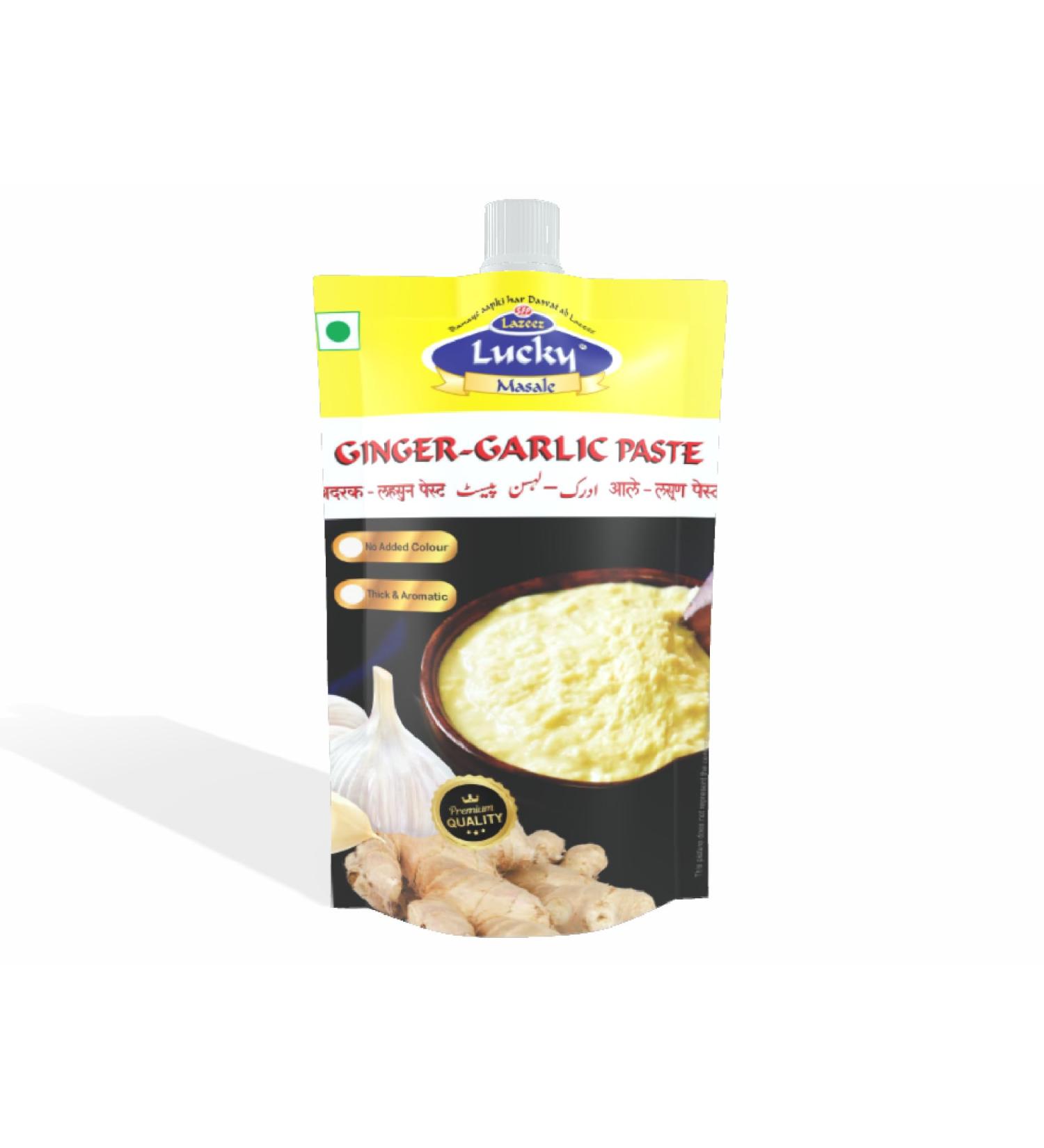 Lucky P te d'ail et de gingembre 200 g (paquet de 3)