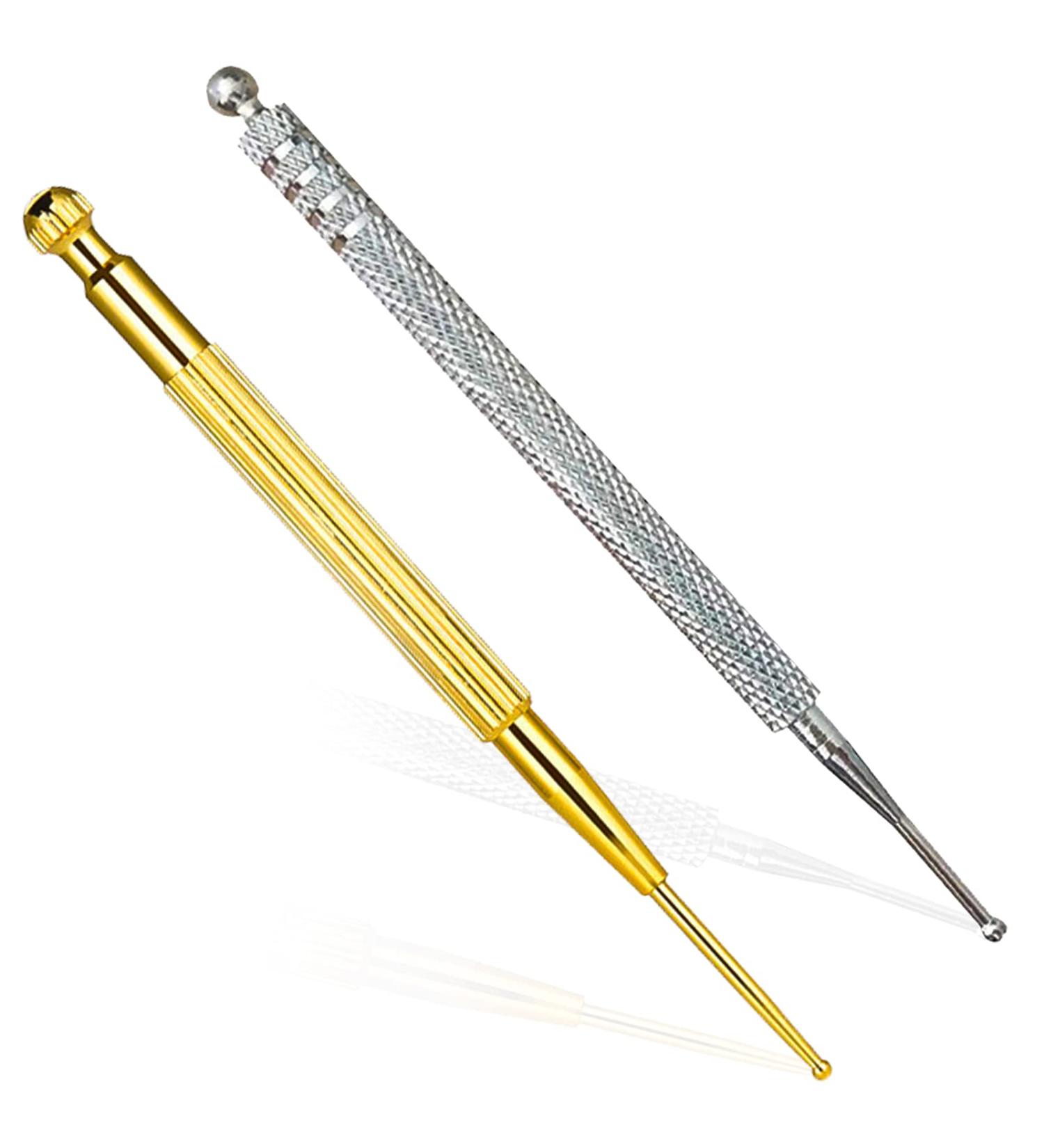 Baqi Face Reflex Zone Massage Tool - Retractable Acupuncture Pen & Double-Headed Stimulator Set for Facial Therapy - 2 Pieces - Buy Online on GoSupps.com