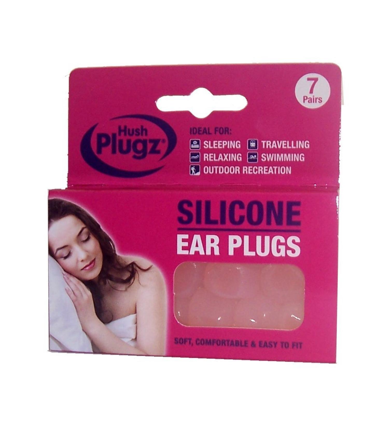 Hush 7 Pairs Plugz Silicone Earplugs - Pack of 7 Tan 7 Count (Pack of 1) - Buy Online on GoSupps.com