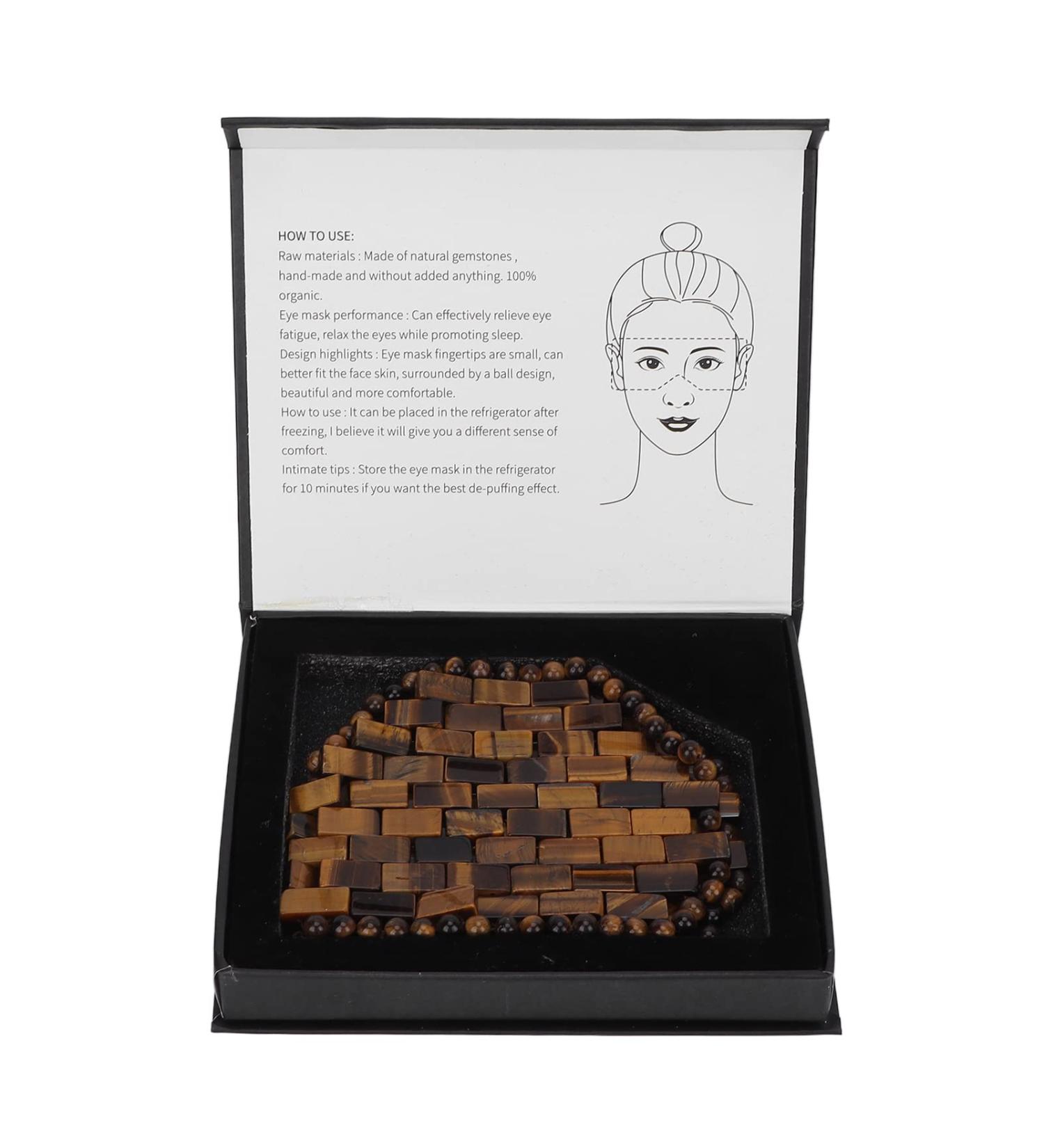 Verdant Touch Jadestone Eye Cushion - Natural Stone for Wrinkle Reduction Sleep Promotion & Fatigue Relief | Shop Internationally - Buy Online on GoSupps.com