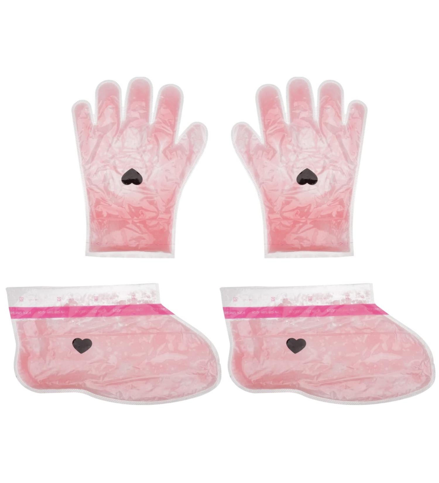 2 Pairs wax gloves paraffin bath feet liners Paraffin Wax Cover Kit paraffin wax cozy liners paraffin wax socks Paraffin Wax Feet Film feet care kit Accessories pe bag foot 30x13m Red - Buy Online on GoSupps.com