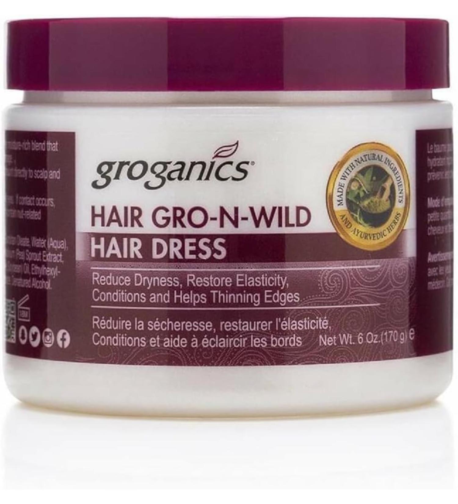 Groganics Hair Gro-N-Wild Conditioning Creme 6 oz