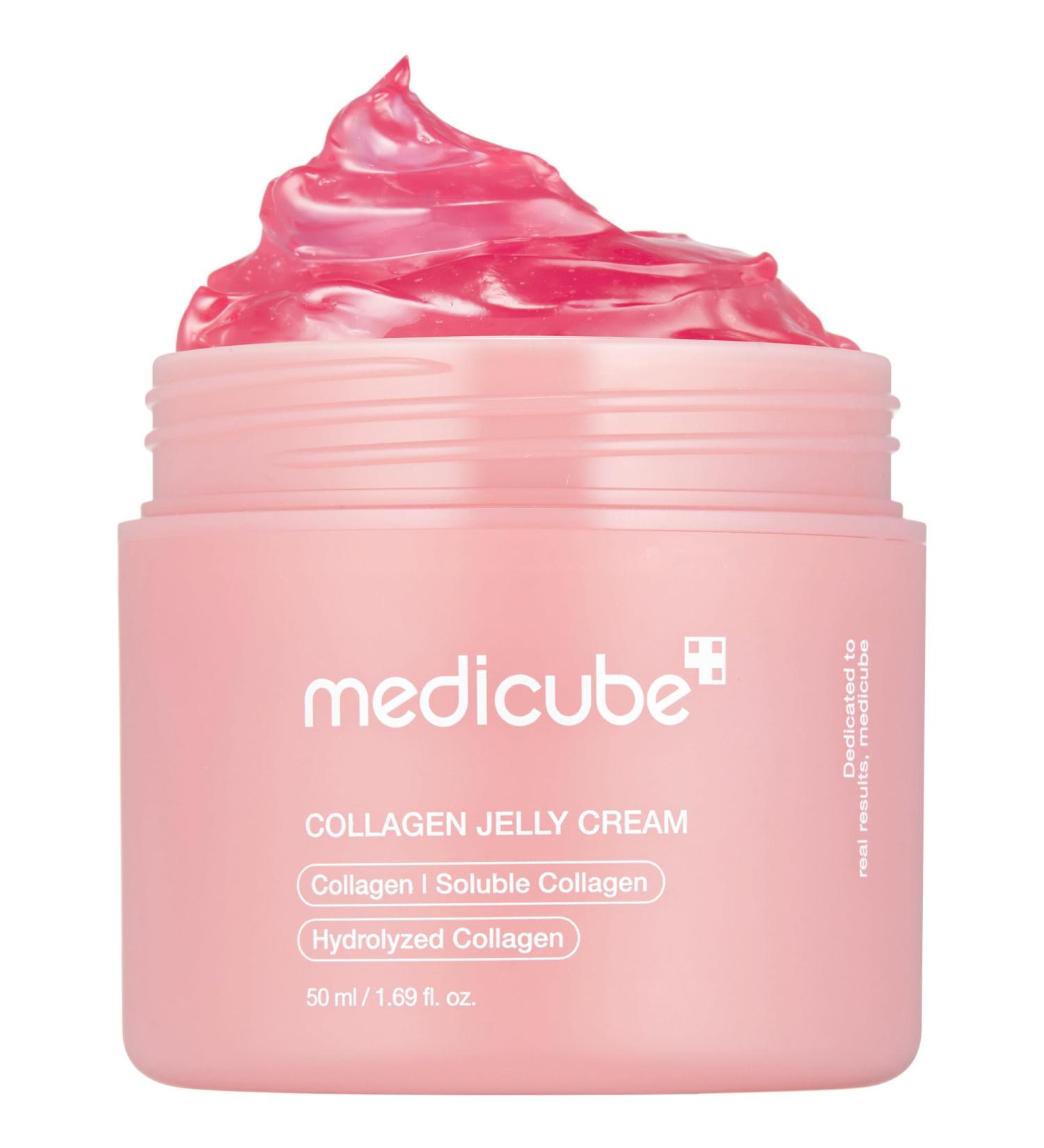 Medicube Collagen Jelly Cream- Niacinamide & Freeze-Dried Hydrolyzed Collagen - Boosts skin's barrier hydration and gives 24h Glow & Lifted Look - Korean skincare (1.69 Fl Oz (Pack of 1)) 1.69 Ounce (Pack of 1) - Buy Online on GoSupps.com