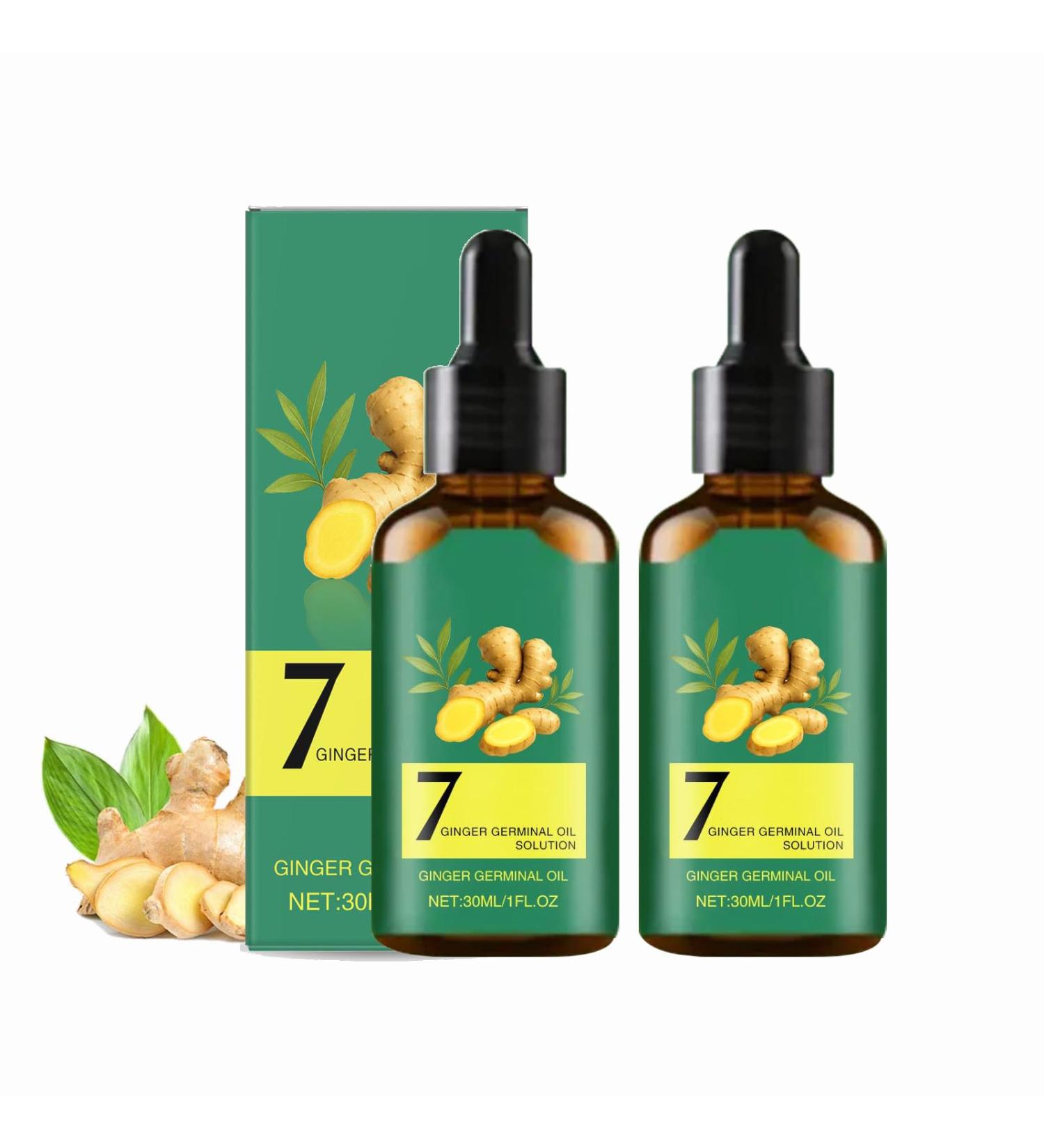 Lngwer Lot de 2 flacons d'huile capillaire 7 jours anti-chute pour femmes et hommes - Apr s-shampoing pour cheveux doux et brillants - Rafra chissant non adh sif - Pour tous les types de cheveux et 2 pi ces. - Buy Online on GoSupps.com