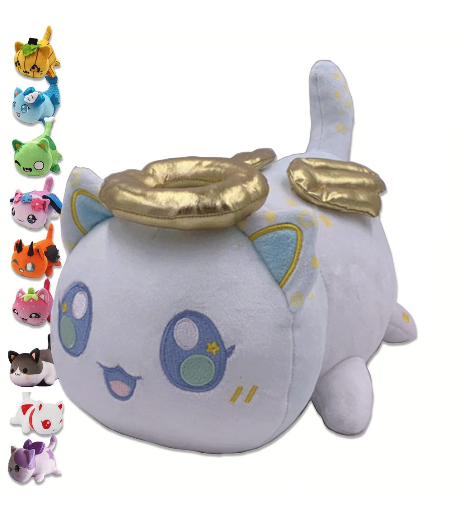Plushie cat Meemeows Kids Cat Plush Toy Jack The Pumpkin Cat Butterfly Cat Devil Cat Strawberry Cat Moon Cat Angel Cat Great Gift for Kids and Fan Favorites Style5 - Buy Online on GoSupps.com