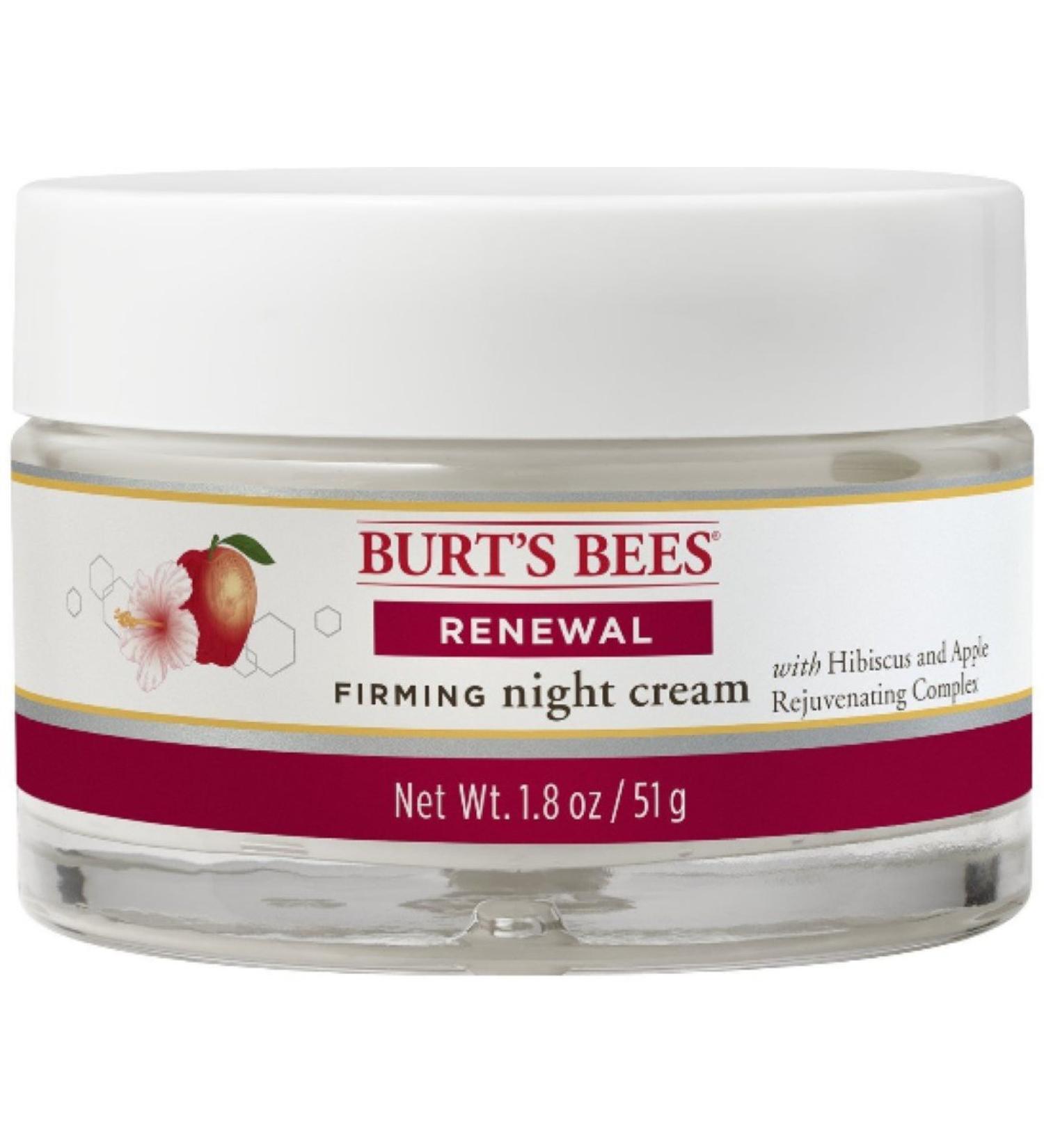 Burts Renewal Nite Firmng Size 1.8z Burts Renewal Night Firming Cream 1.8z