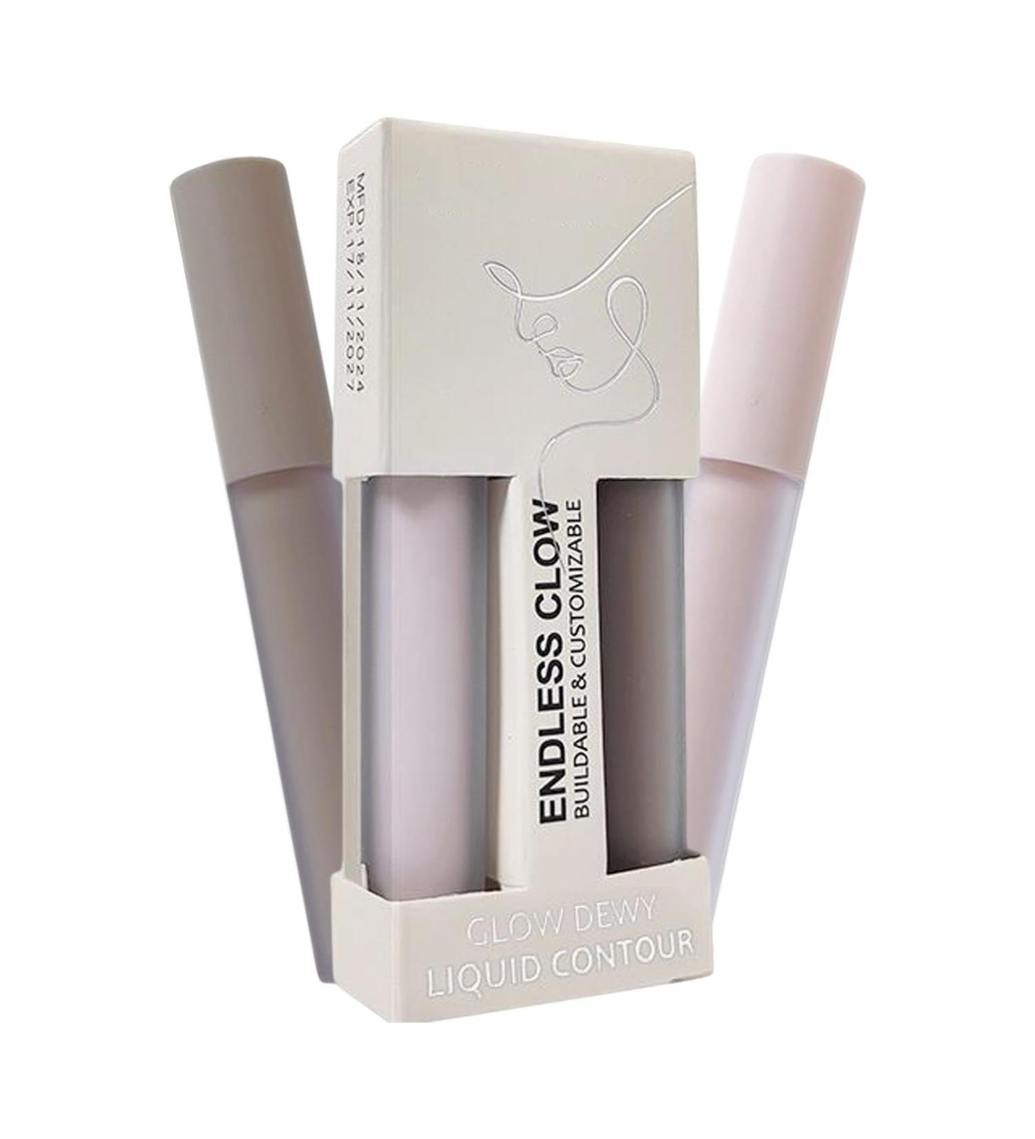  G n rique Makeup Highlighter Stick 2x Long-Lasting Face Contouring Pencil Blendable Eyeshadow Highlighter Cosmetic Eye Brightener For Women & Girls Glowing Finish - Buy Online on GoSupps.com