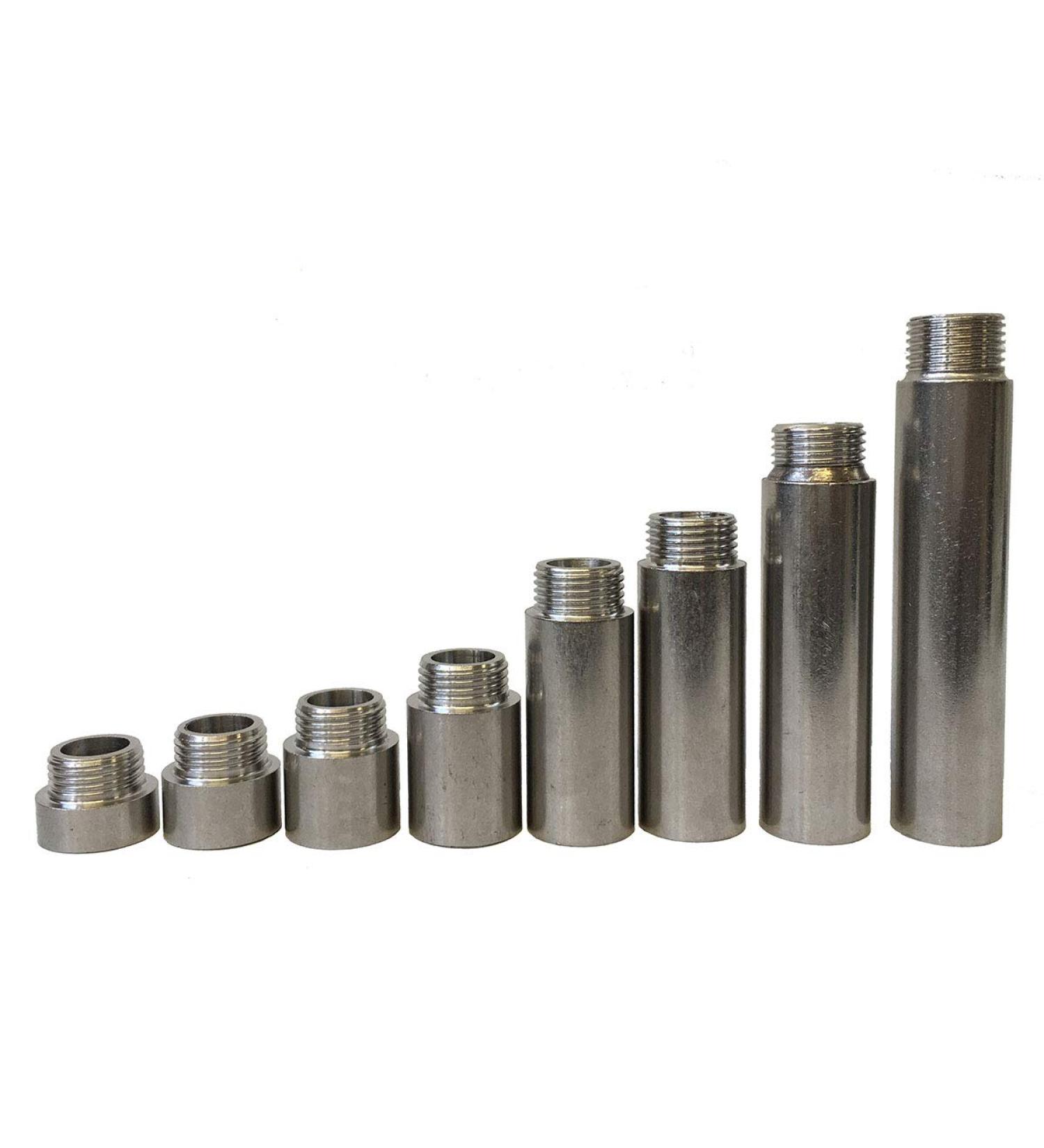 Soytich stainless steel thread tap extension 1/2 inch length 1 to 10cm (tap extension) (1cm)