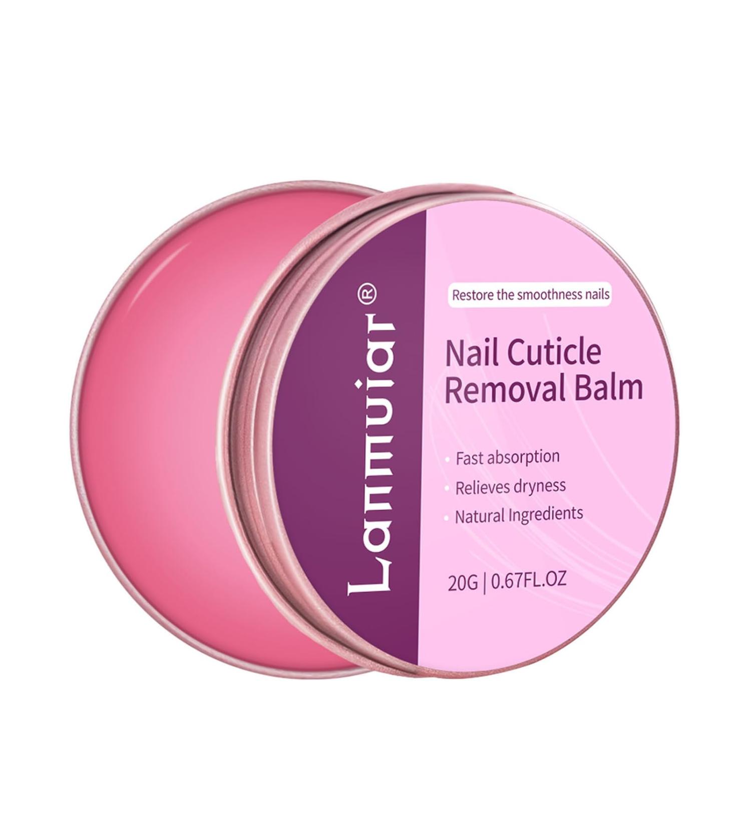Cuticle Removal Cream 20g Cuticle Removal for Smooth & Moisturize Nails Instant Cuticle Remover Hand Nail Cream Natural Nail Strengthener Nail Care Balm for Nail Repair Growth - Buy Online on GoSupps.com