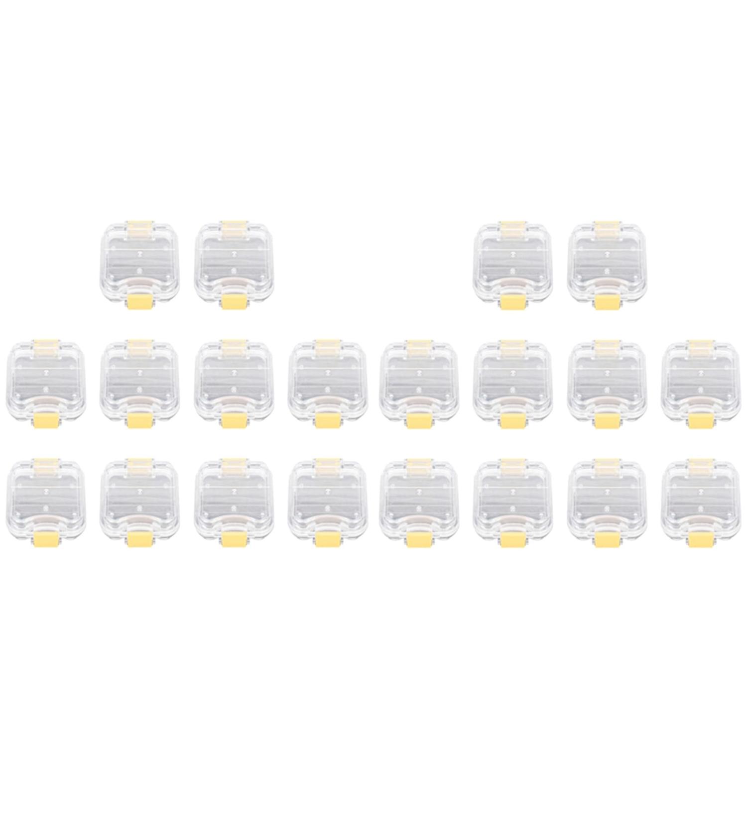 Spactz Tooth Box for Dentures - 20 Plastic Cases with Foil for High-Quality Dental Implants - Buy Online on GoSupps.com