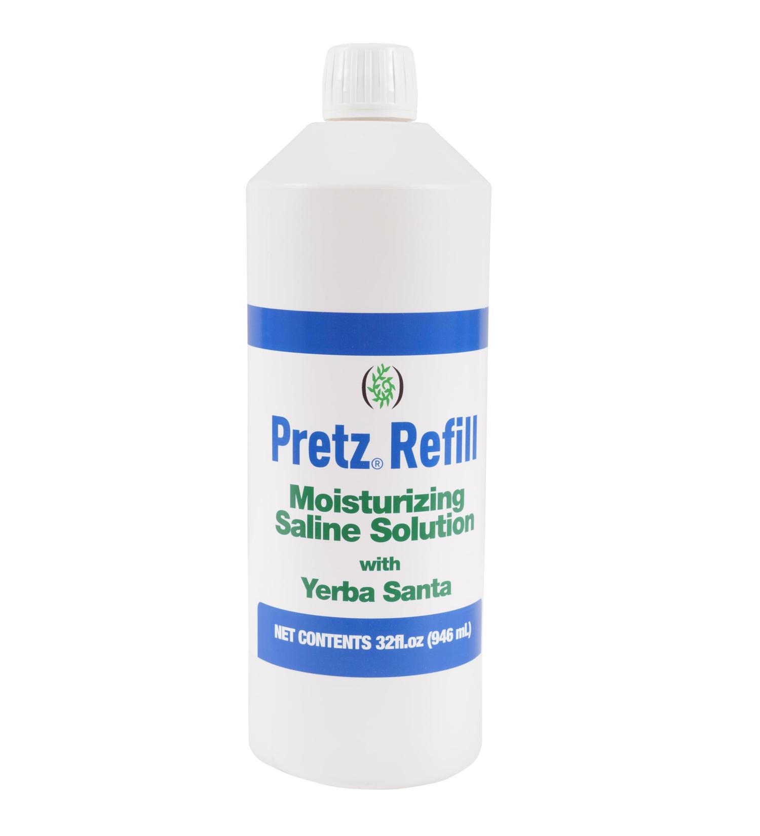 Buy Pretz Refill Moisturizing Saline Solution with Yerba Santa | 32 oz - International Shipping Available - Buy Online on GoSupps.com