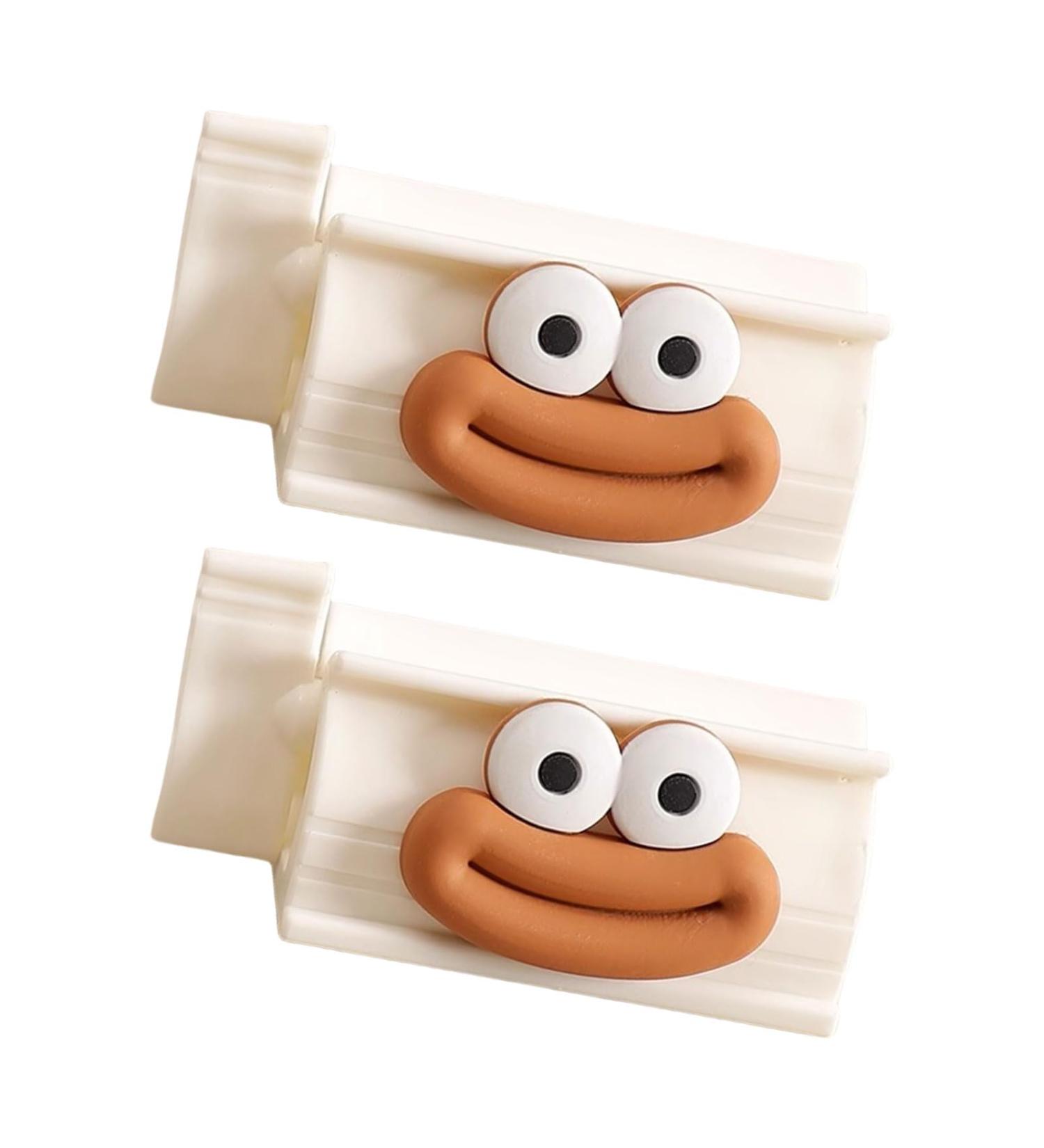 HUAJINGKEJI 2 Pack Toothpaste Roller Squeezer for Easy and Effective Use in Bathroom or Kitchen - Buy Online on GoSupps.com