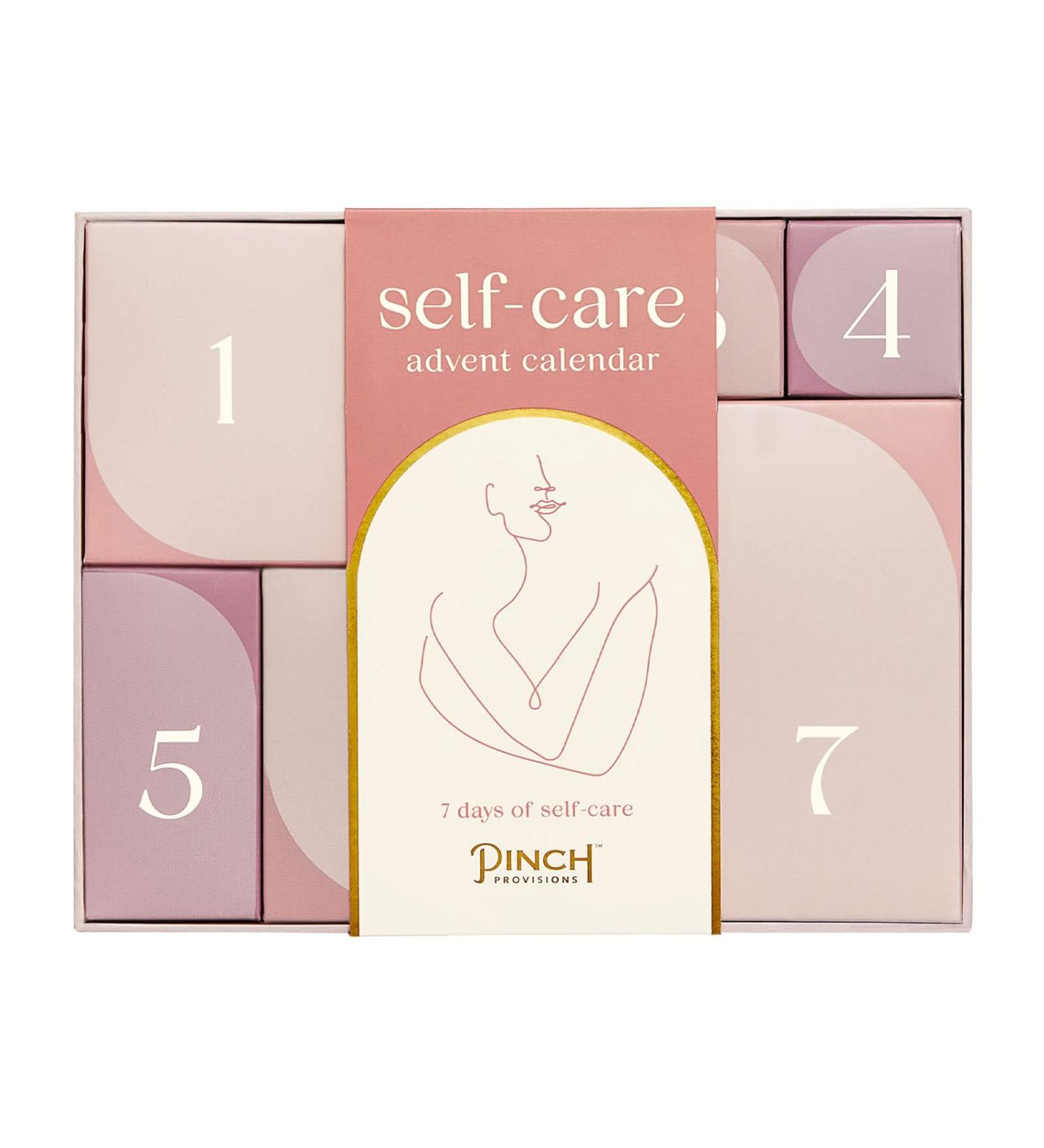 Pinch Provisions Self Care Advent Calendar - 7 Spa Essentials for Women | Perfect Gift for Birthdays Bachelorette Parties & Slumber Parties - Buy Online on GoSupps.com