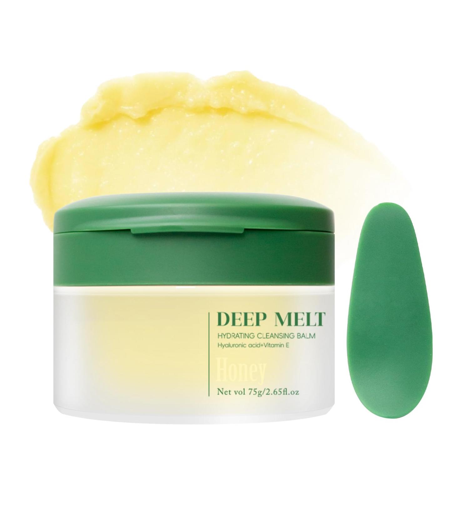 Cleansing Balm Makeup Remover - Natural Deep Cleansing Cream for Stubborn Makeup & Mascara Korean Skincare 2.65 oz Honey - Buy Online on GoSupps.com