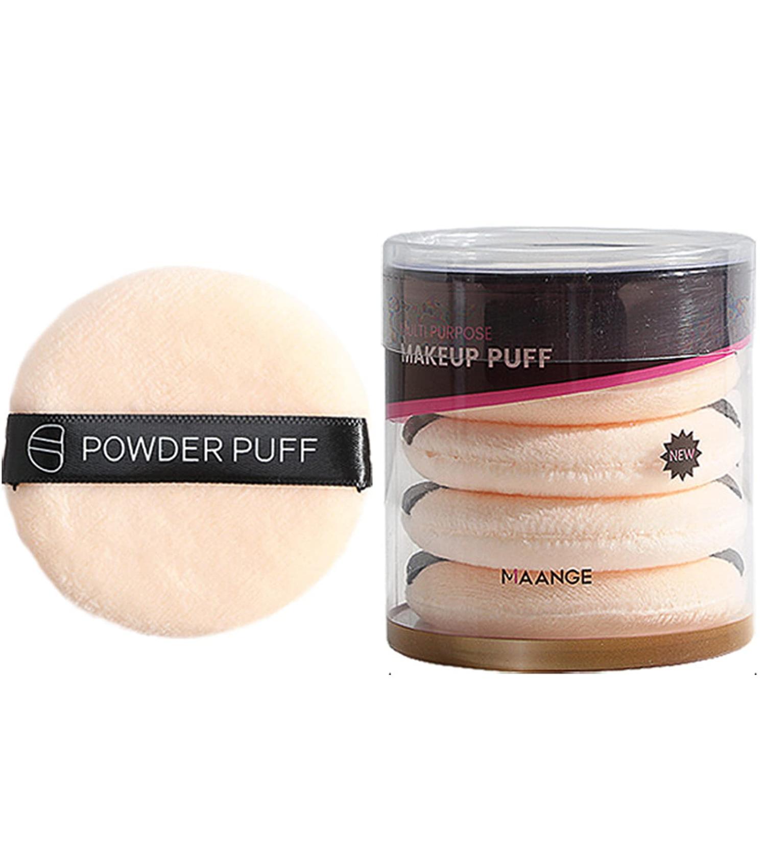 Setting Powder Puff | Face Powder Puff - Soft Makeup Powder Puff Pads for Compacts Loose Powder Face Powder Face Powder Dry Powders Tool Skin Color - Buy Online on GoSupps.com