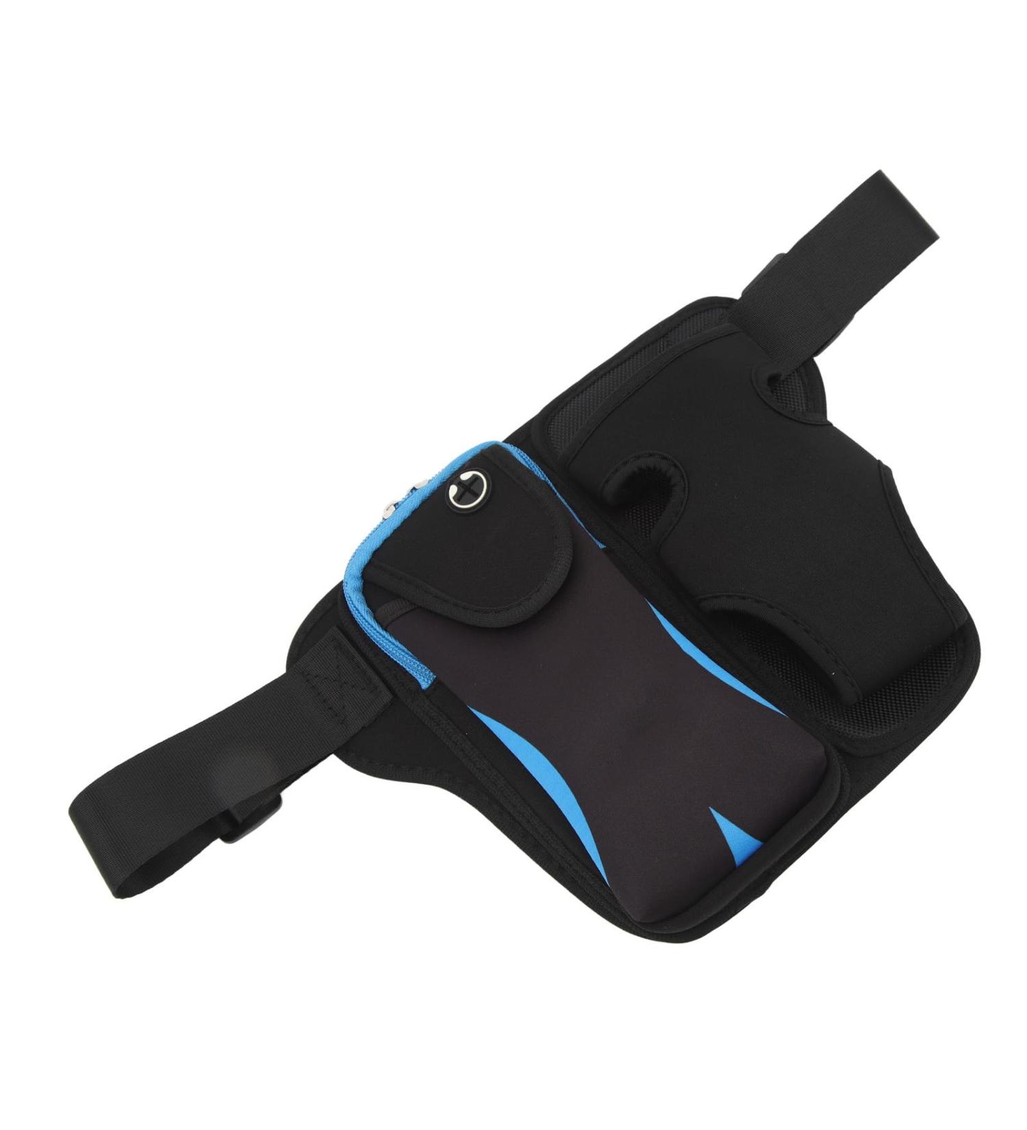 Focket Petrol Pocket - Adjustable Waistband Breathable Waterproof Base Belt with Large Bags for Outdoor Hikes (Blue) - Convenient eCommerce Shipping Worldwide - Buy Online on GoSupps.com