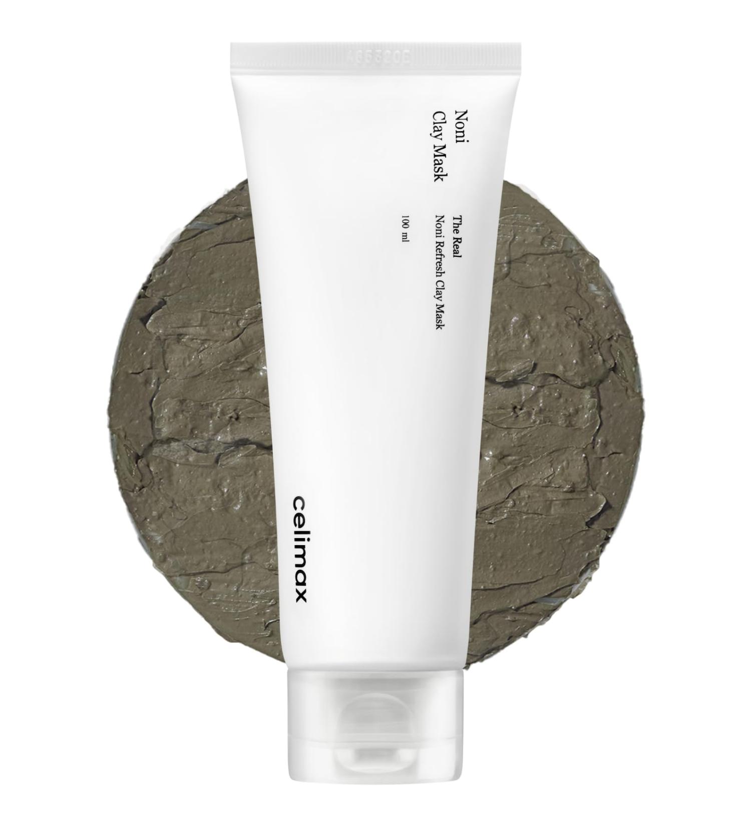 Celimax The Real Noni Refresh Clay Mask - Deep Cleansing Hydrating & Pore Minimizer for Oily Skin | 120g Korean Face Mask - Buy Online on GoSupps.com