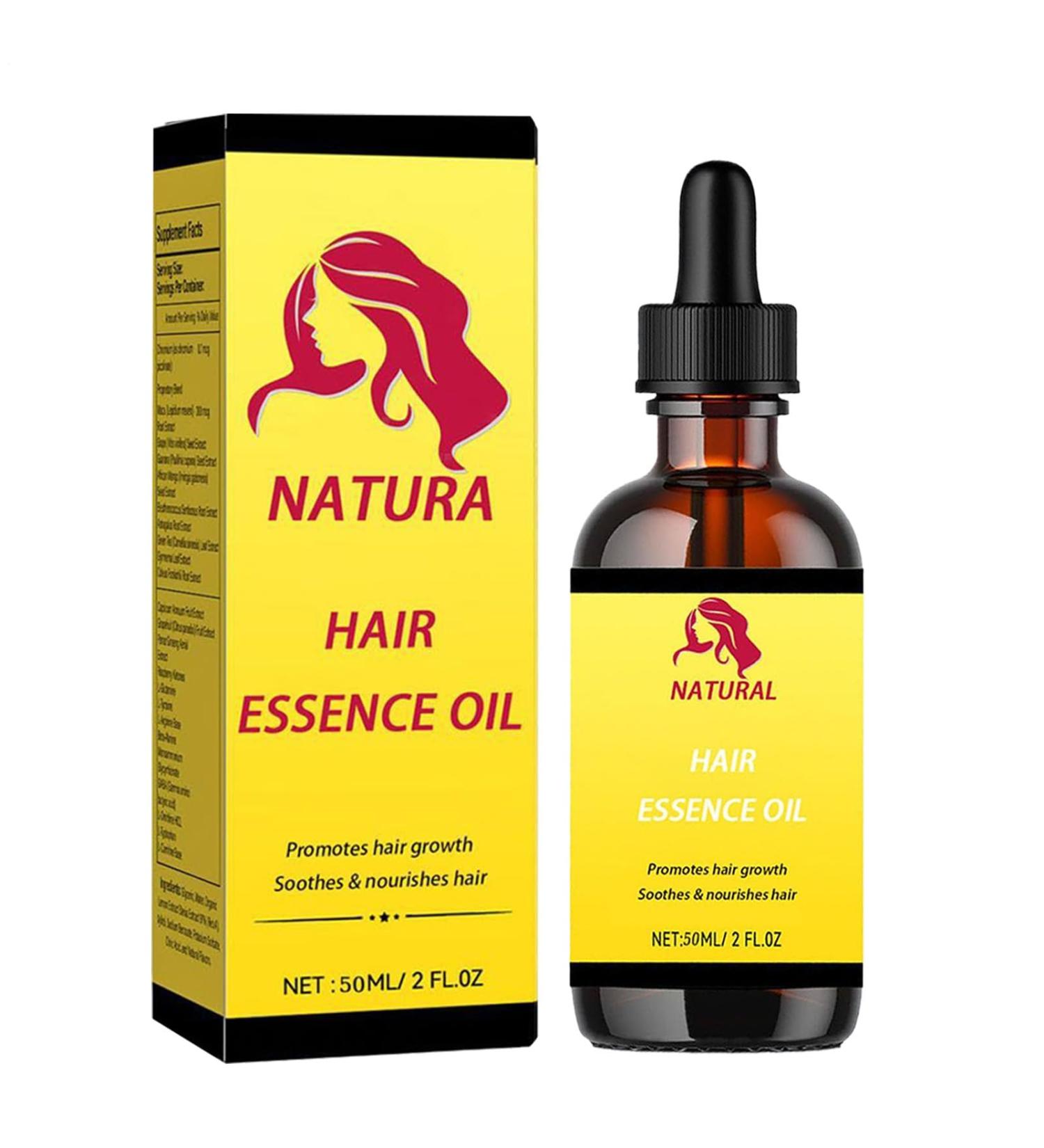 Hair growth oil natural hair oil for hair oil hair care oil essential hair growth oil nourishing scalp serum 50 ml light and nongreasy with heat protection for daily - Buy Online on GoSupps.com