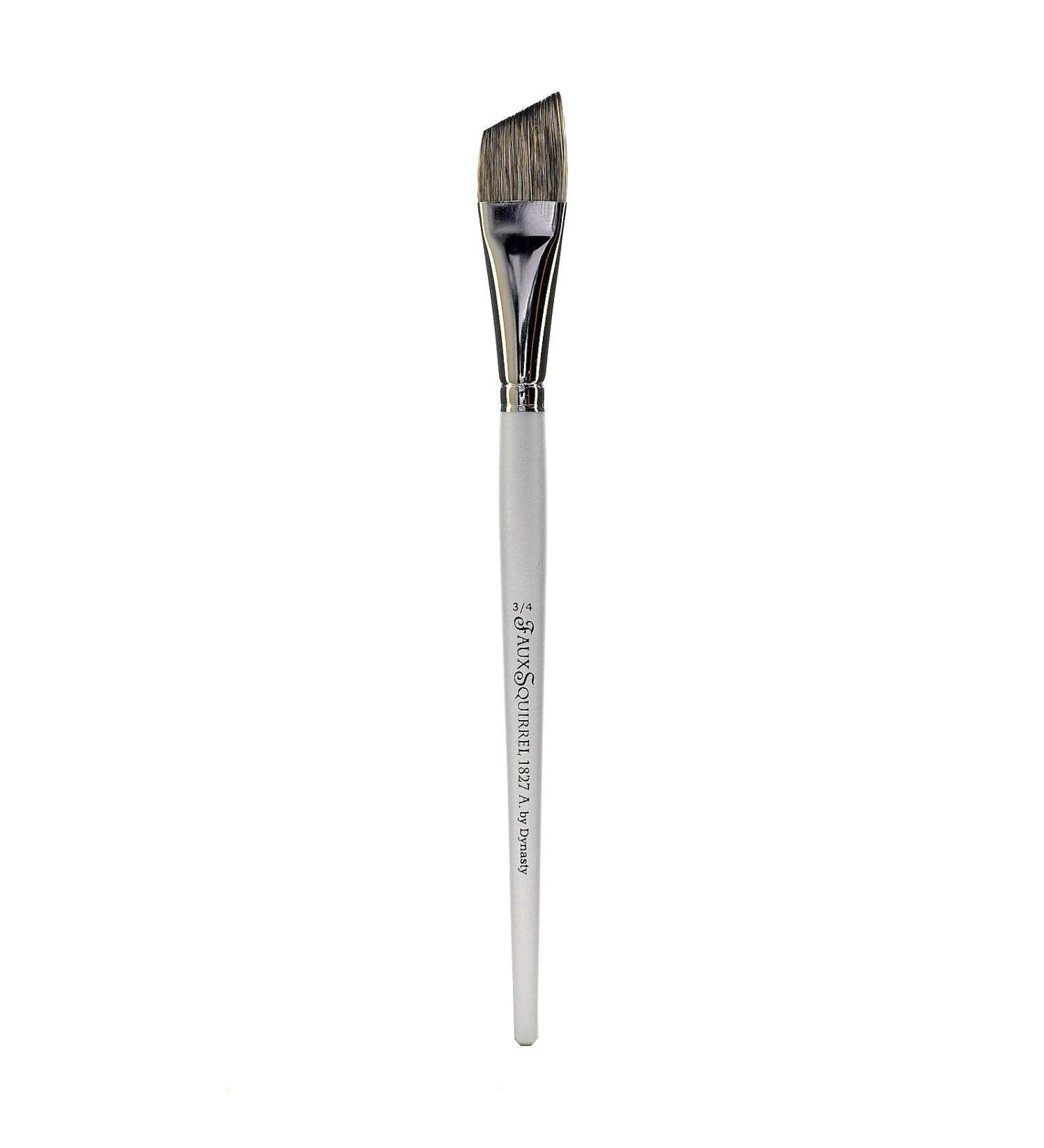 Dynasty Faux Squirrel 3/4 in. Angle Brush - High-Quality Paint Brush for Precise Angled Painting - Buy Online on GoSupps.com