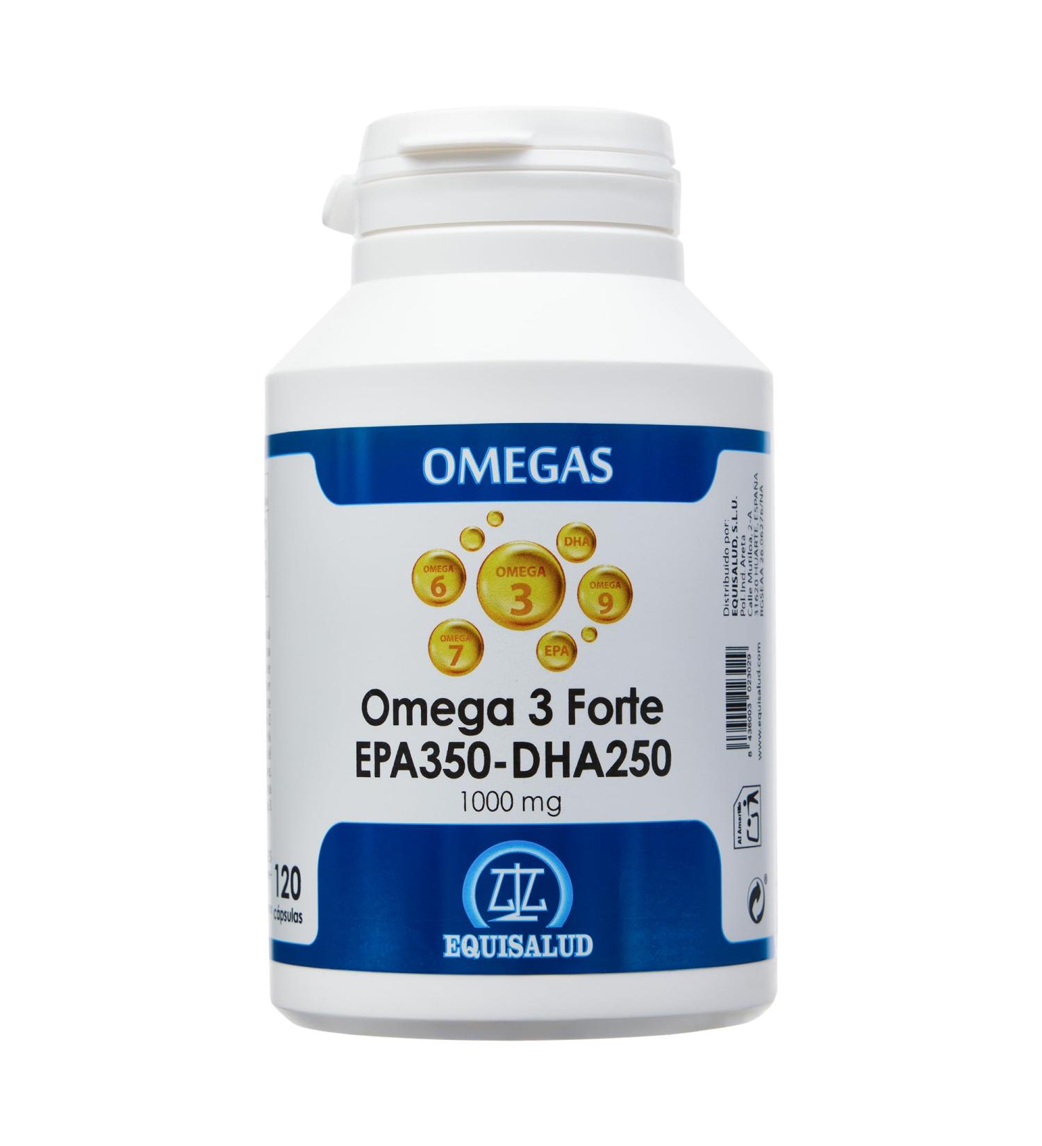 Equisalud Omega Forte Epa 350 Dha 250 120 capsules - Buy Online on GoSupps.com