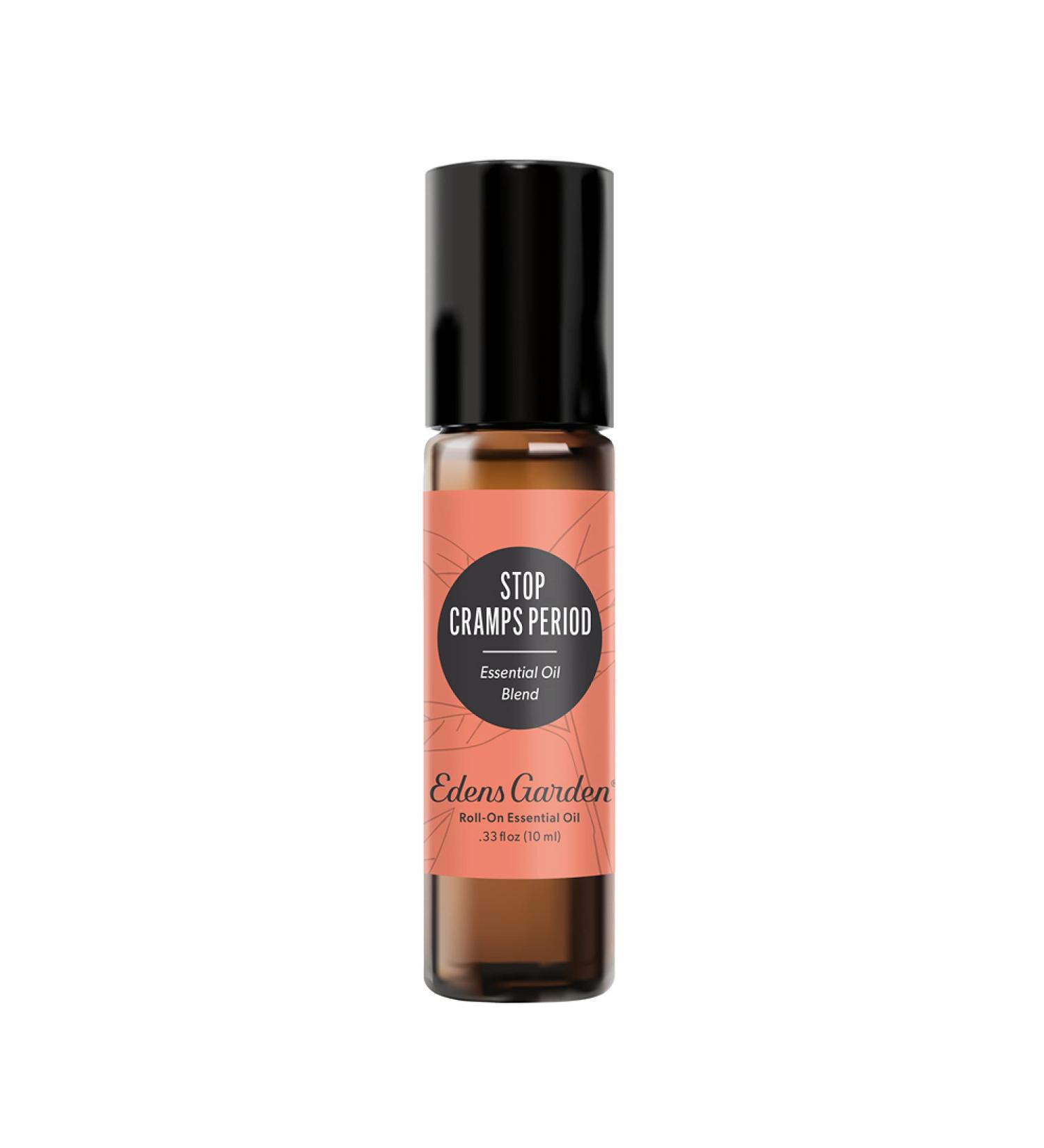 Edens Garden Stop Cramps - 100% Pure Essential Oil Blend for Menstrual Relief & PMS - Therapeutic Aromatherapy Roll-On 10 ml - Buy Online on GoSupps.com