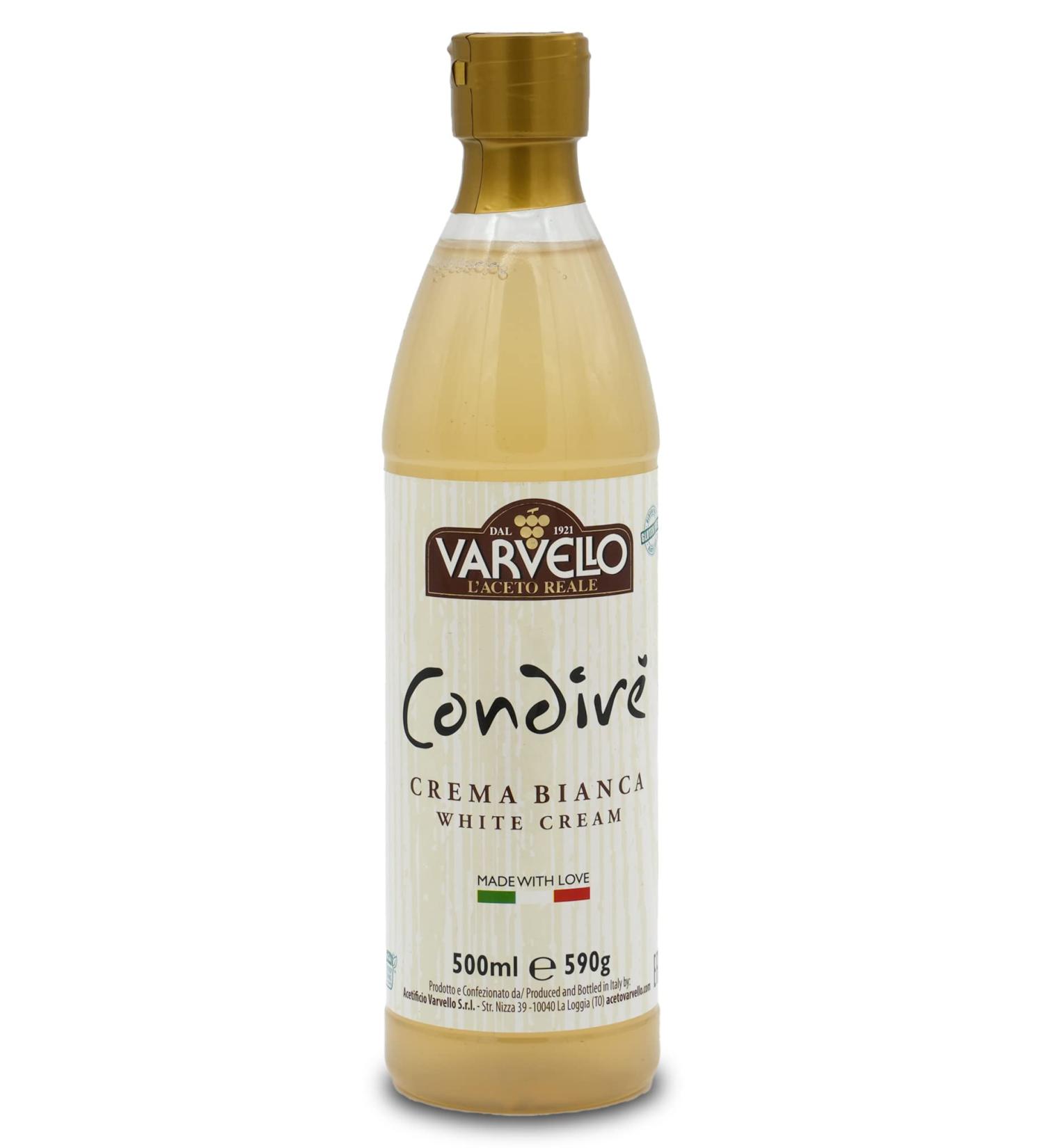 Varvello Balsamic Cream White - Authentic Balsamic Vinegar of Modena IGP 500ml | Buy Internationally - Buy Online on GoSupps.com