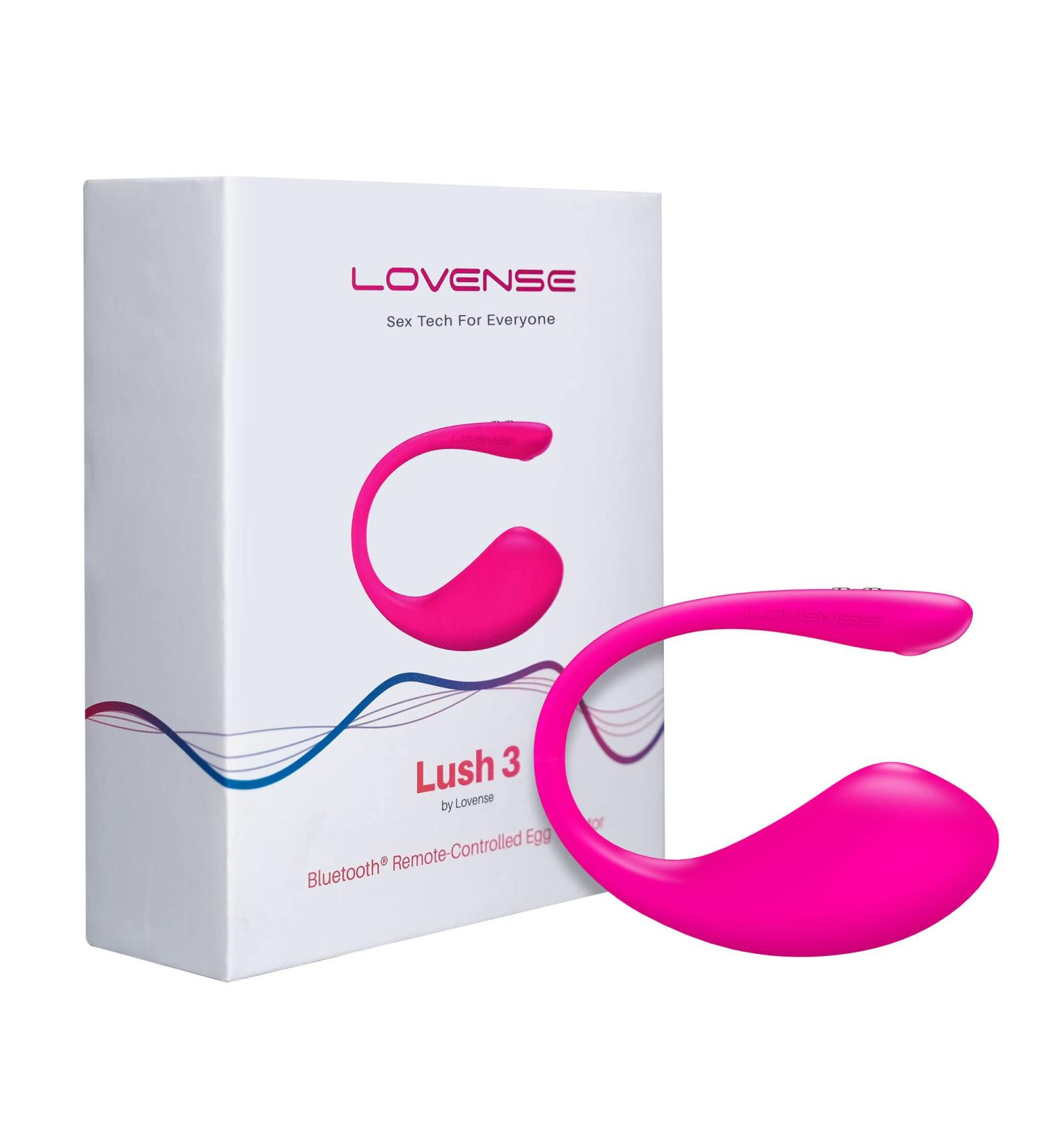 LOVENSE Wearable Lush 3.0 Couples Vibrator - Bluetooth Massager for Women | Shop Internationally - Buy Online on GoSupps.com