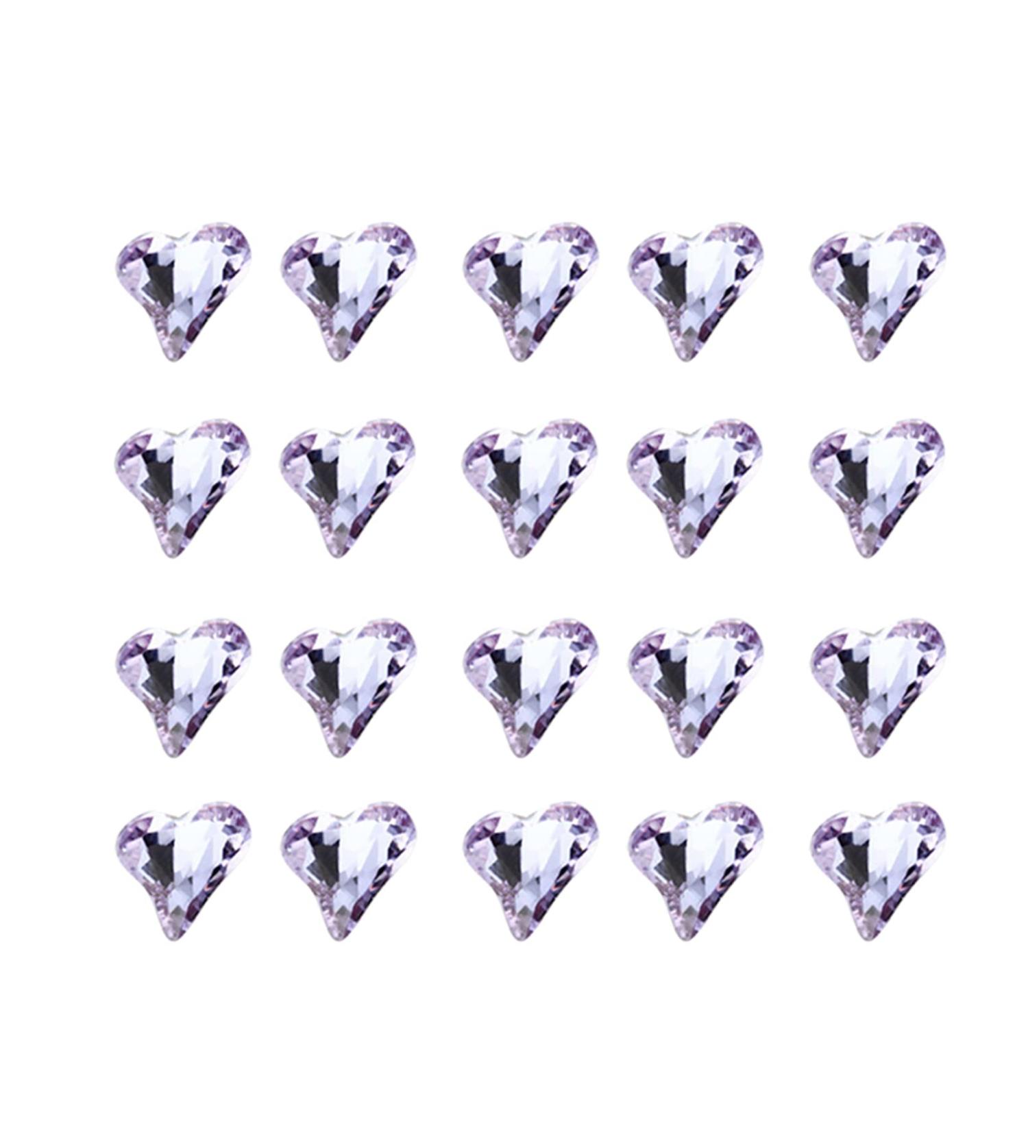 FEIlei 20Pcs Colorful Nails Charms Rhinestones Diamond Nail Art Crafts Nail Rhinestones - Buy Online on GoSupps.com