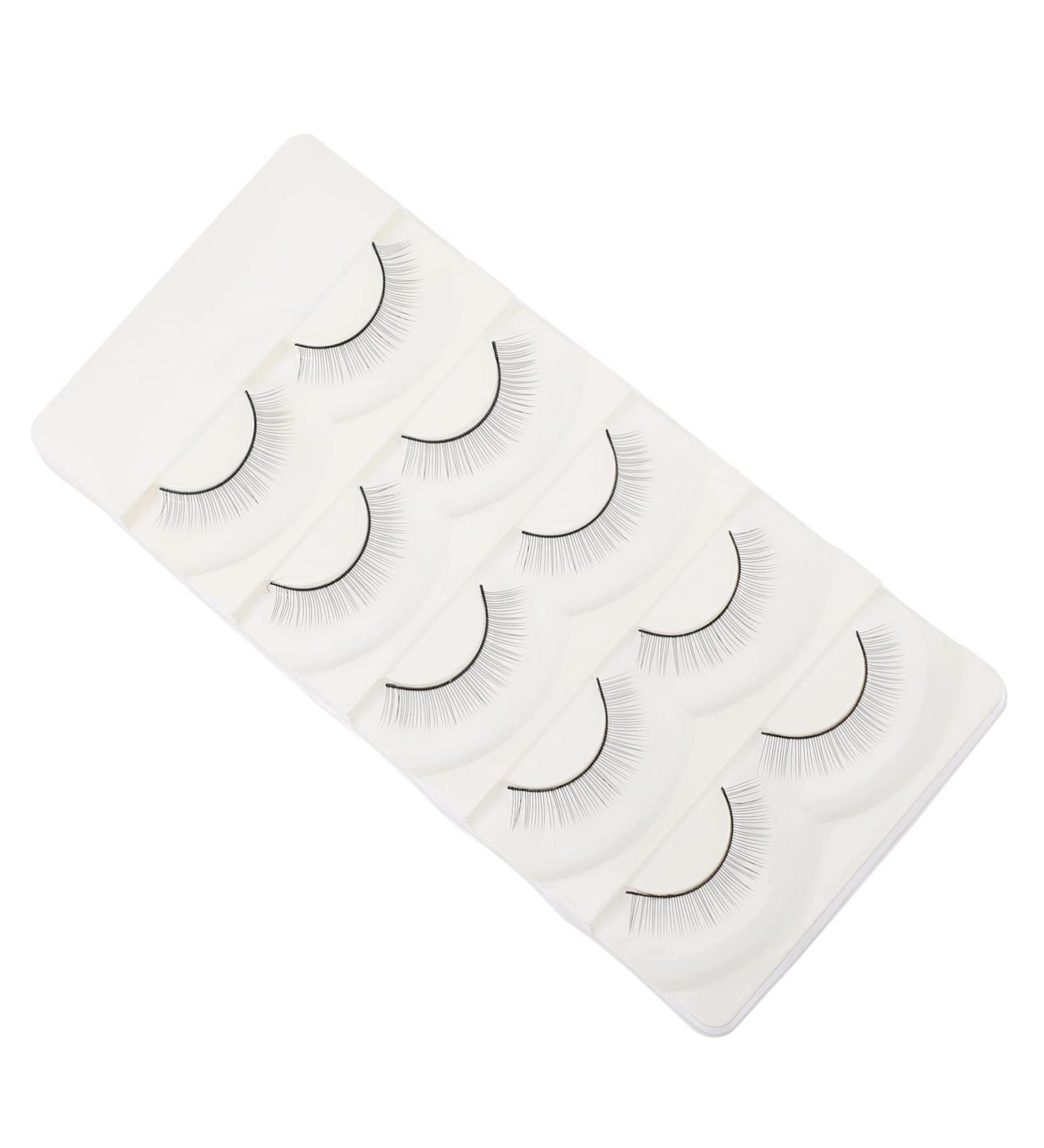 FRCOLOR 5 Pairs Fake Eyelashes Fake Lashes False Eyelashes Handmade Eye Lashes Dramatic Eyelashes Magnetic Eyelashes Training Extensions Eyelash Practice False Lash Fiber Extend - Buy Online on GoSupps.com