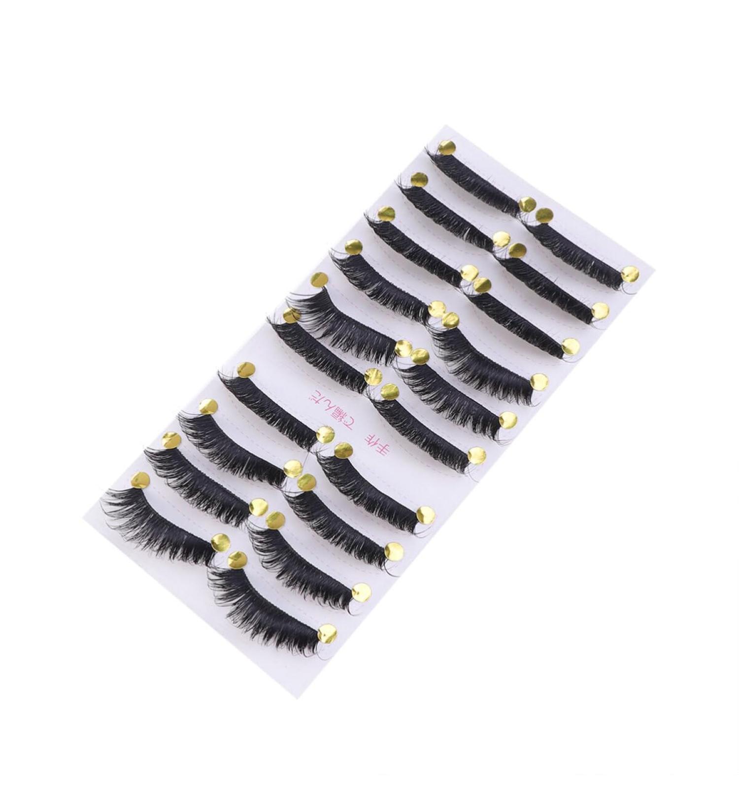 FRCOLOR 10 Pairs Natural False Lashes Lashes 3d Eyelash - Buy Online on GoSupps.com