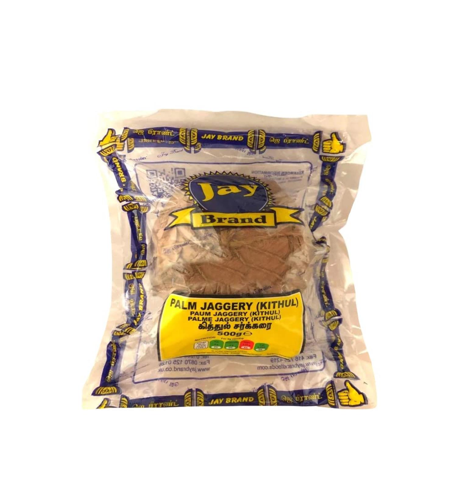 Jay Brand Kithul Jaggery | 500G | Natural Sweetener | No Preservatives Added |Gluten Free | Indian Origin - Buy Online on GoSupps.com