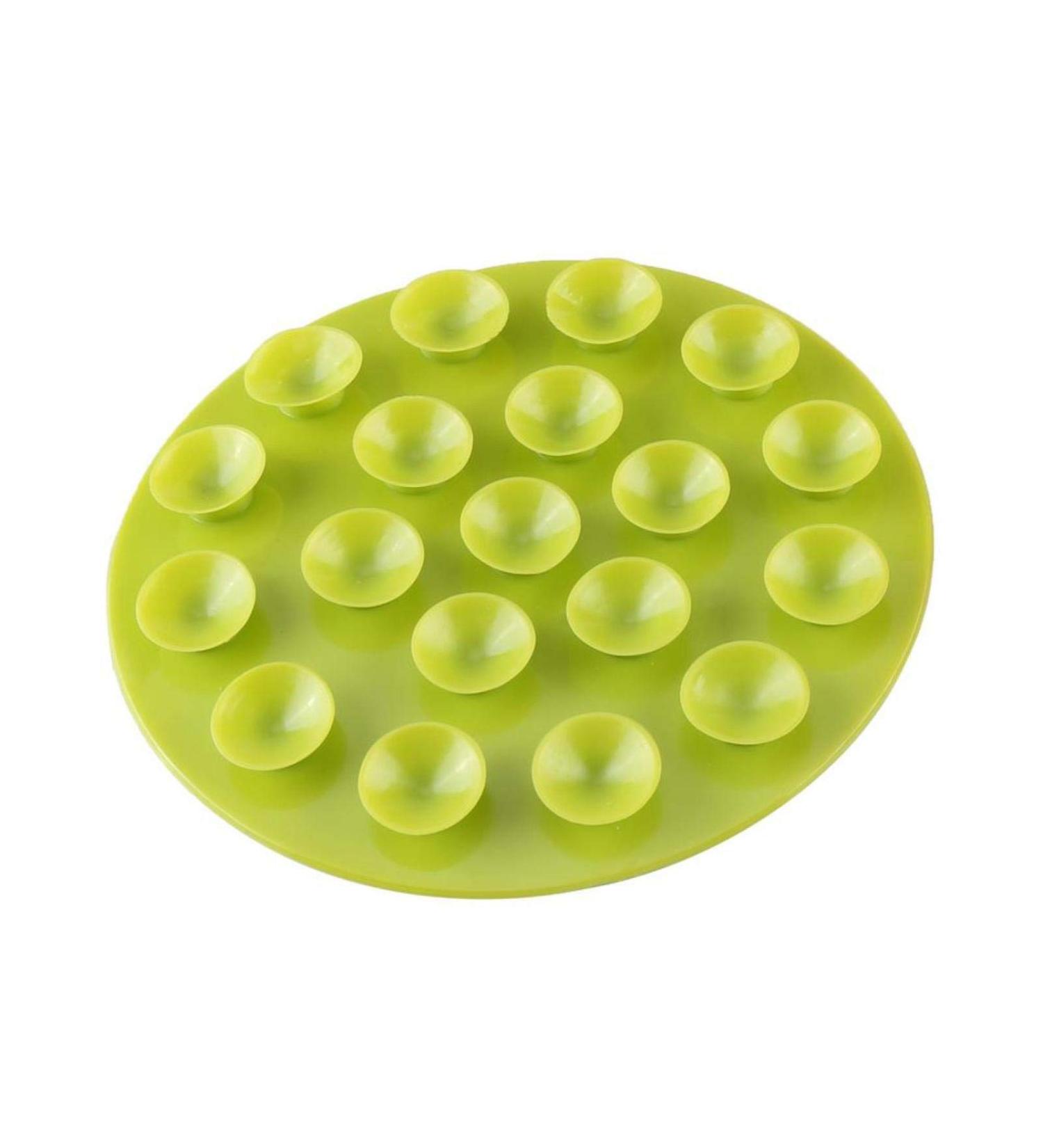 GLOGLOW Baby Feeding Set | Anti-Slip Suction Placemat and Bowl | Double-Sided Suckers | Green Color - Buy Online on GoSupps.com