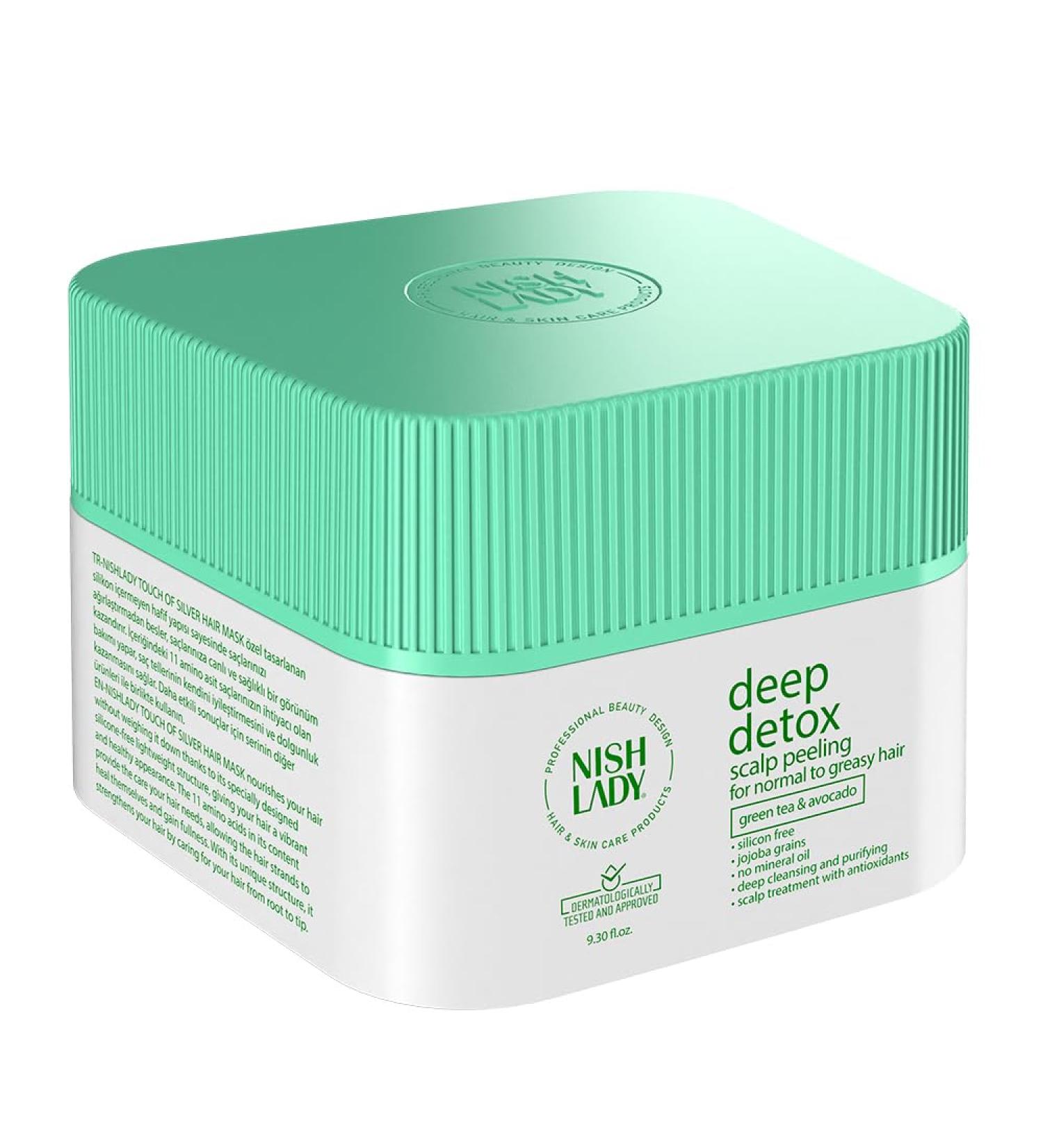 Deep Detox Masque gommage cuir chevelu 275 ml pour cuir chevelu normal gras Masque exfoliant purifiant pour nettoyage en profondeur et r gulation du s bum 275 ml (Lot de 1) Deep Detox Hair Care Mask - Buy Online on GoSupps.com