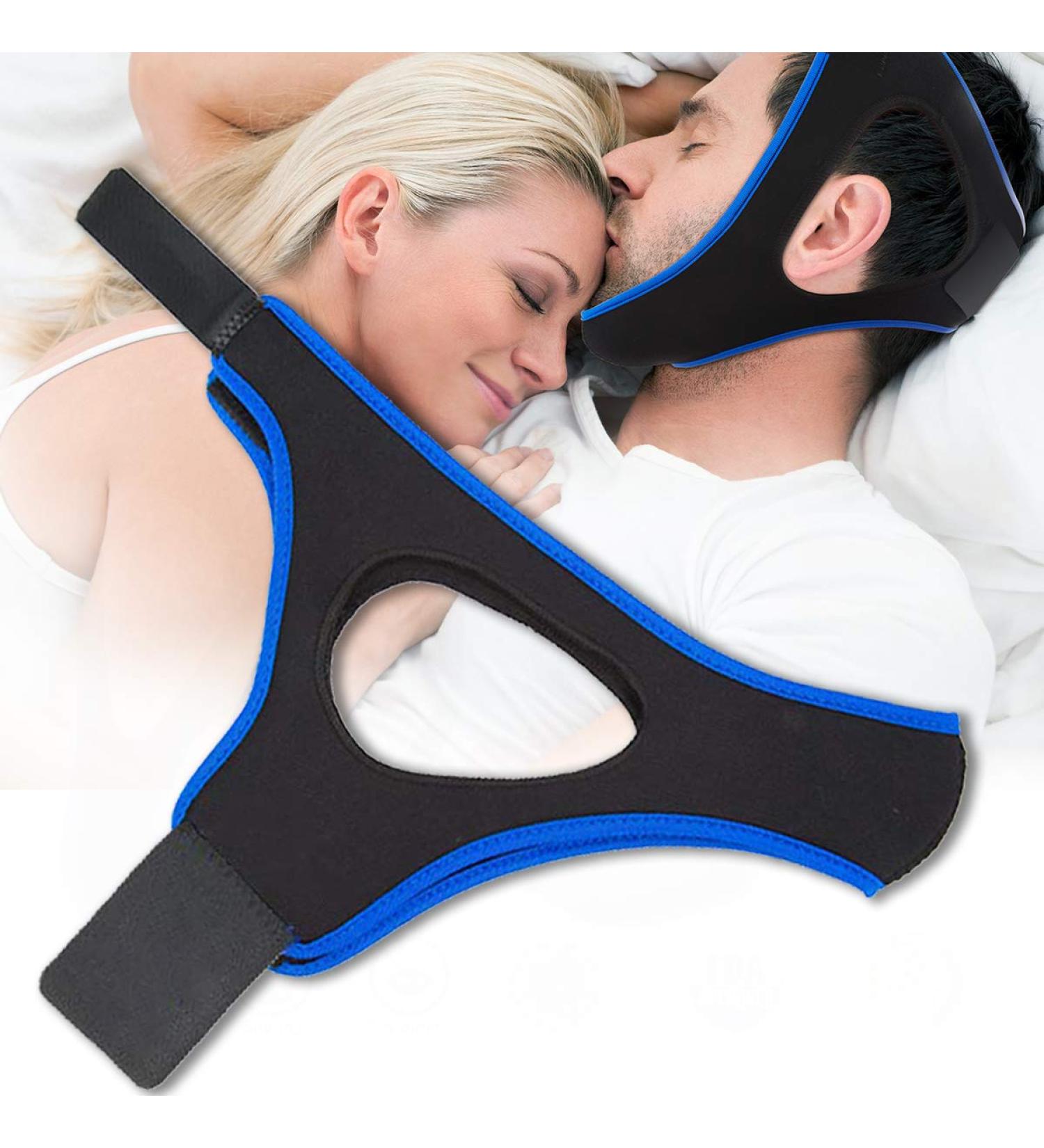 Adjustable Anti Snoring Chin Strap for Men and Women | Snore Stopper Device for Snoring & Mouth Breathers - Buy Online on GoSupps.com