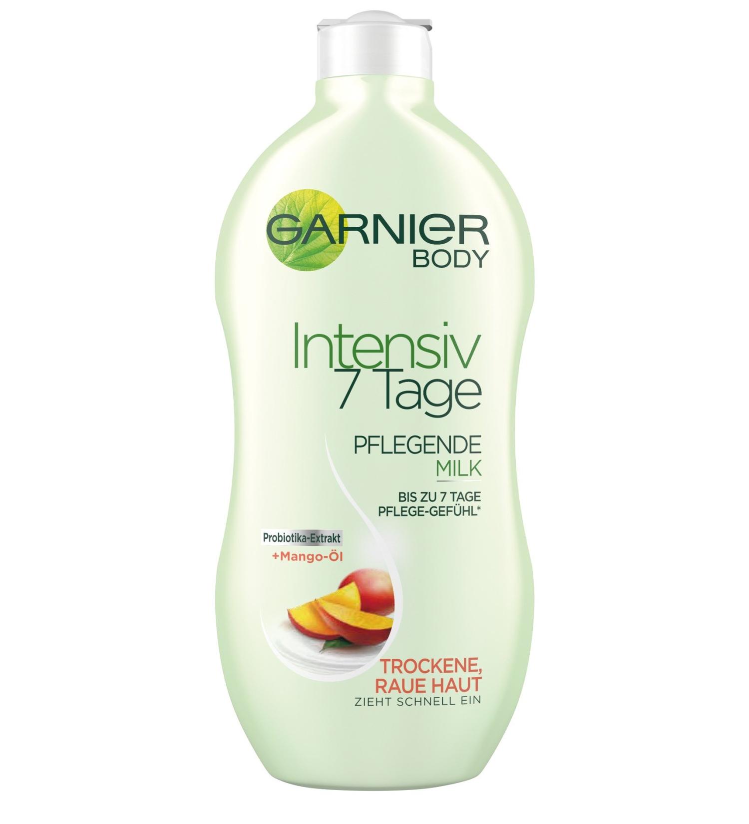 Garnier intensive 7 days of nourishing milk with mango oil for dry & rough skin moisturizing Garnier Body 6 Series Pack (6 x 400 ml)