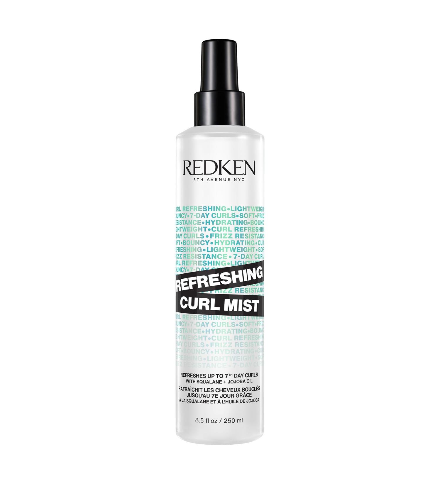 Redken Curl Refreshing Spray | Hydrates & Defines 7th-Day Curls | Vegan Silicone-Free Formula for Curly & Coily Hair with Squalane & Jojoba Oil - Buy Online on GoSupps.com