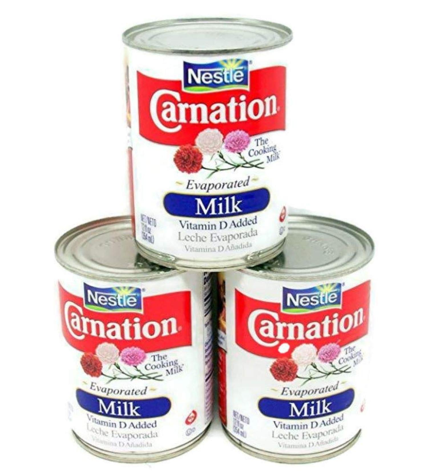 Nestle Carnation Evaporated Milk - The Cooking Milk 3 (12 oz.) Cans