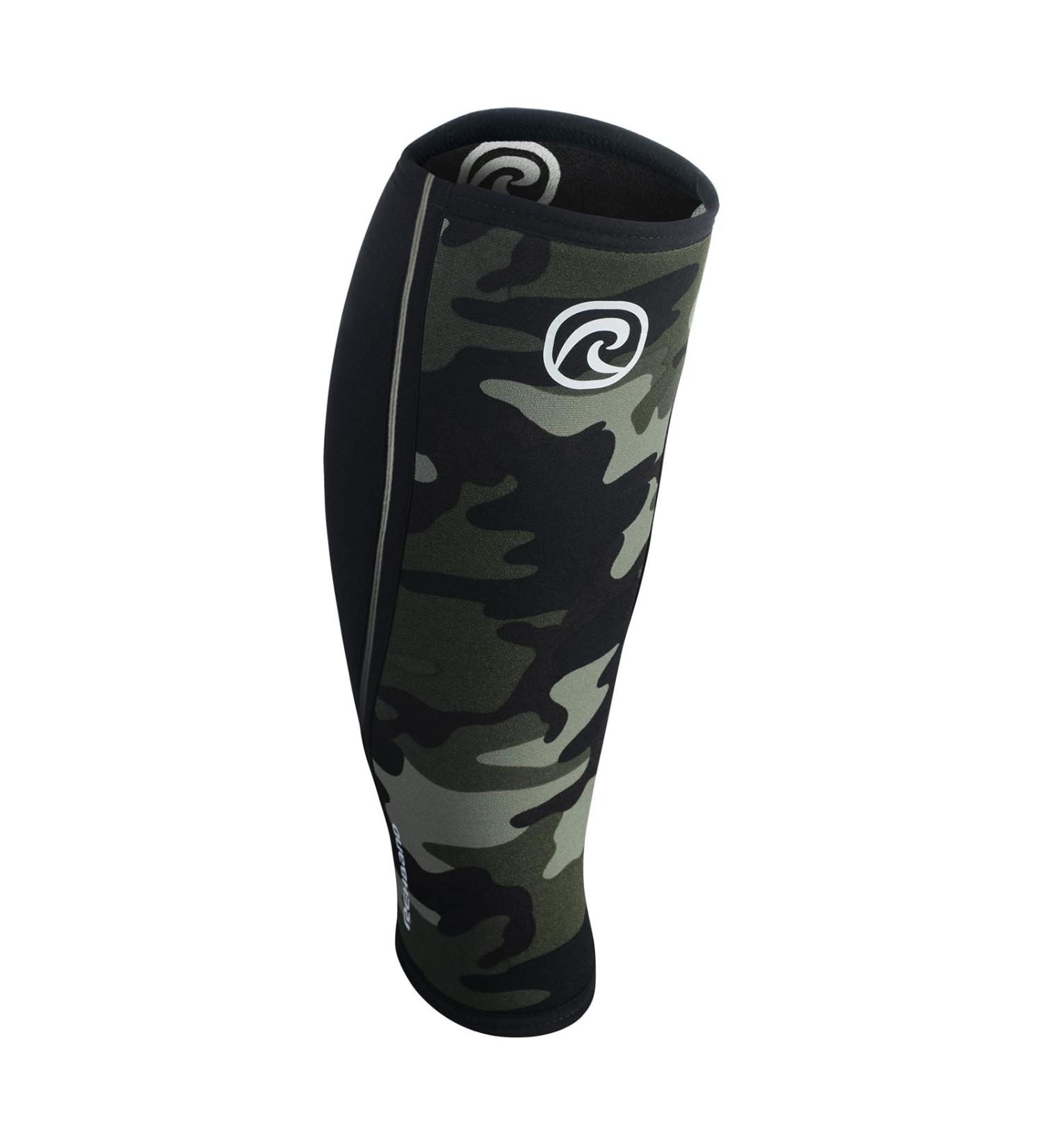 Rehband Neoprene Calf Bandage - Compression Support for Deadlifts | 1 Piece L Camo - Buy Online on GoSupps.com