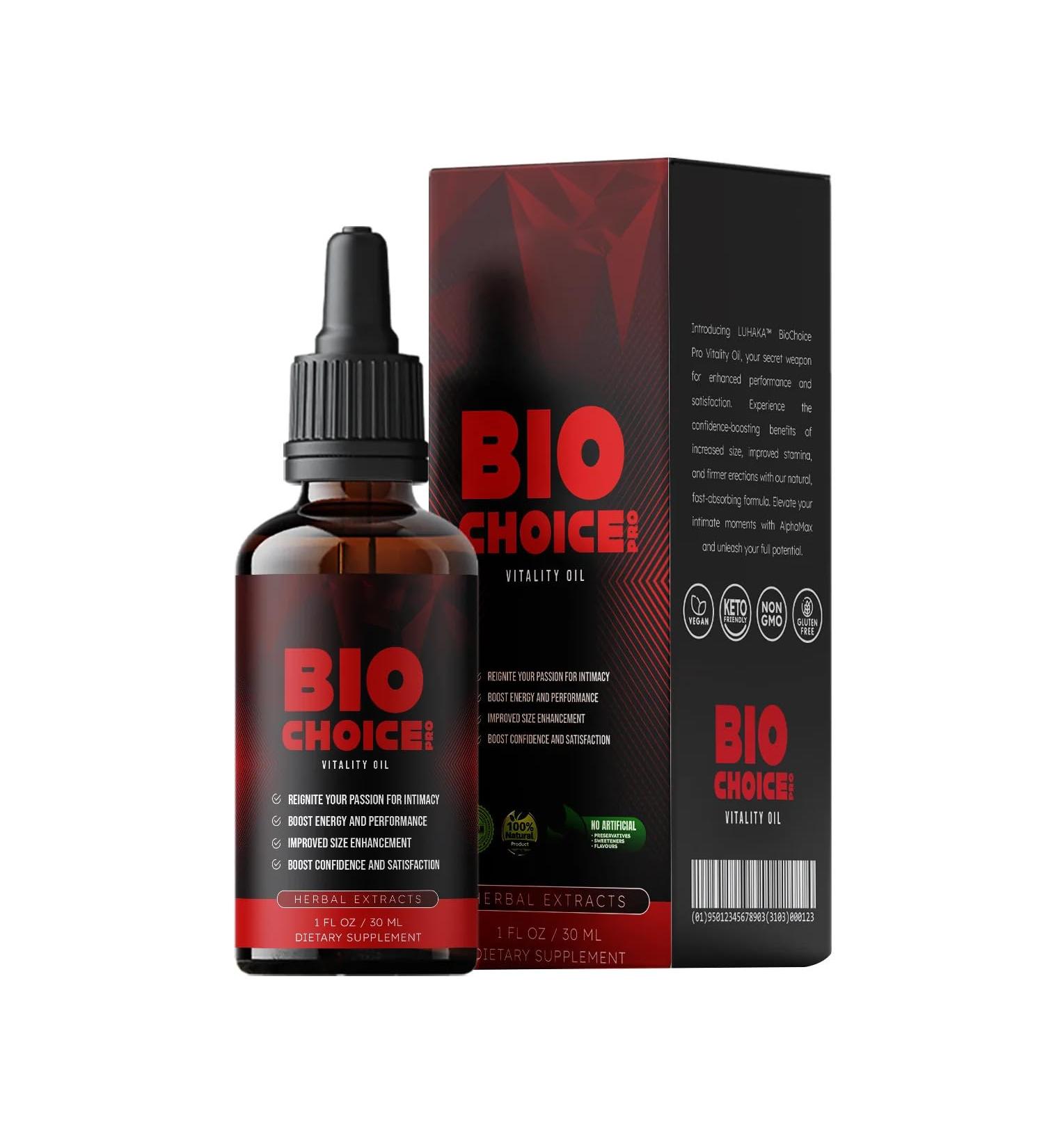 Bio Choice Pr-o Vitalit-y Oil for Men | Boost Energy & Vitality - International Shipping Available - Buy Online on GoSupps.com