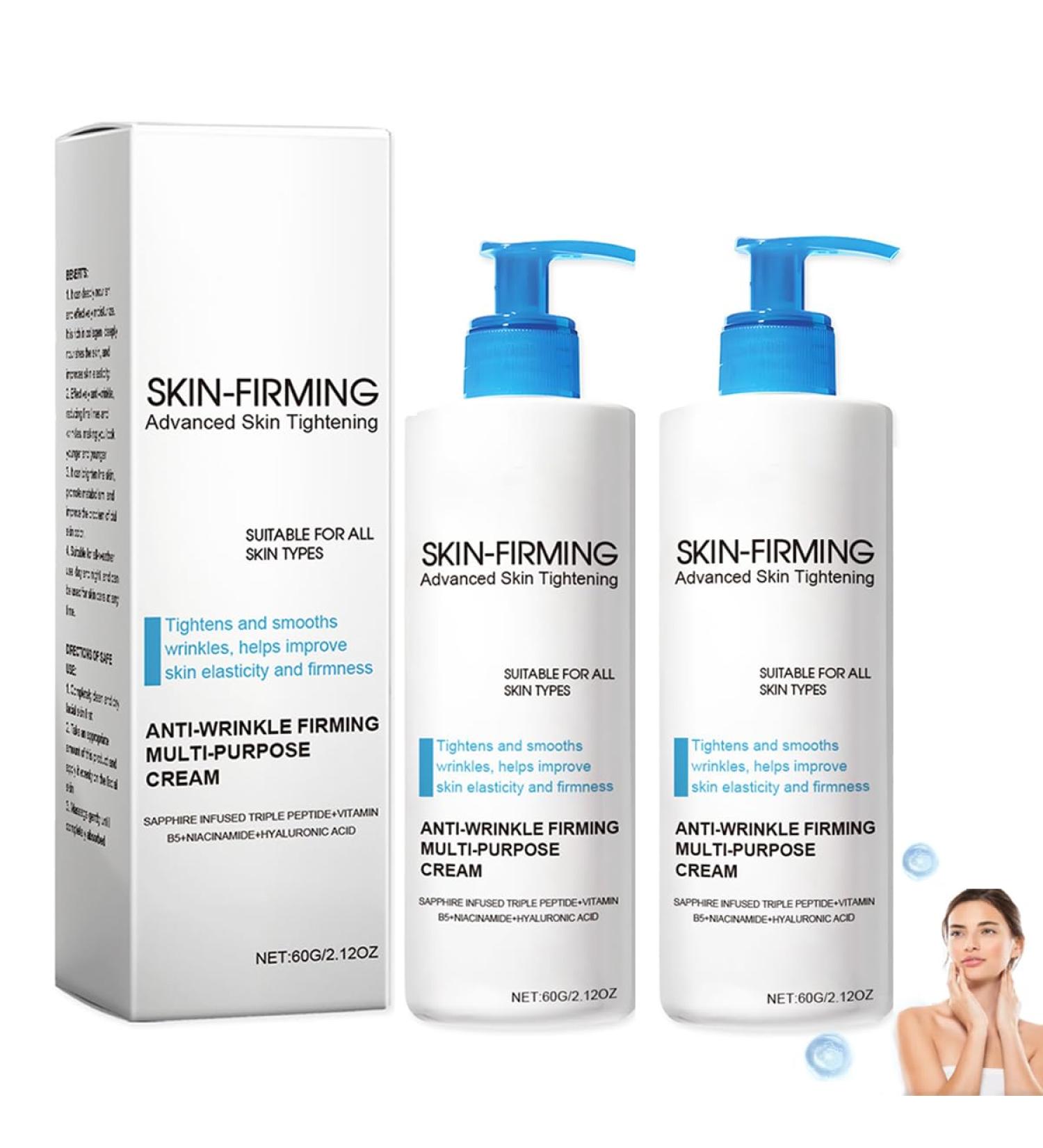 VSDFAW Revitalizing Cream Triple Repair Moisturizing Cream Restore Skin Elasticity Multi-Purpose Protective Moisturizer For All Skin Types (1Bottle 60ml) (2Pcs) - Buy Online on GoSupps.com