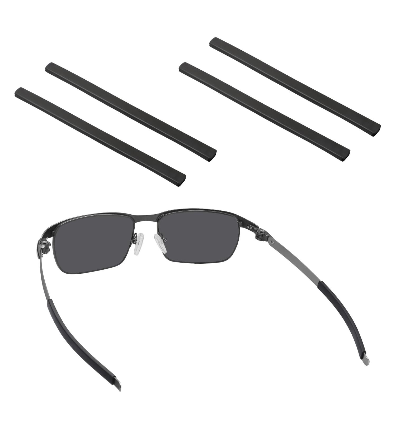 BlazerBuck Replacement Ear Socks for Oakley Tincup OX3184 & 0.5 OX5099 - Black | Durable & Comfortable Ear Grips for Glasses - Buy Online on GoSupps.com