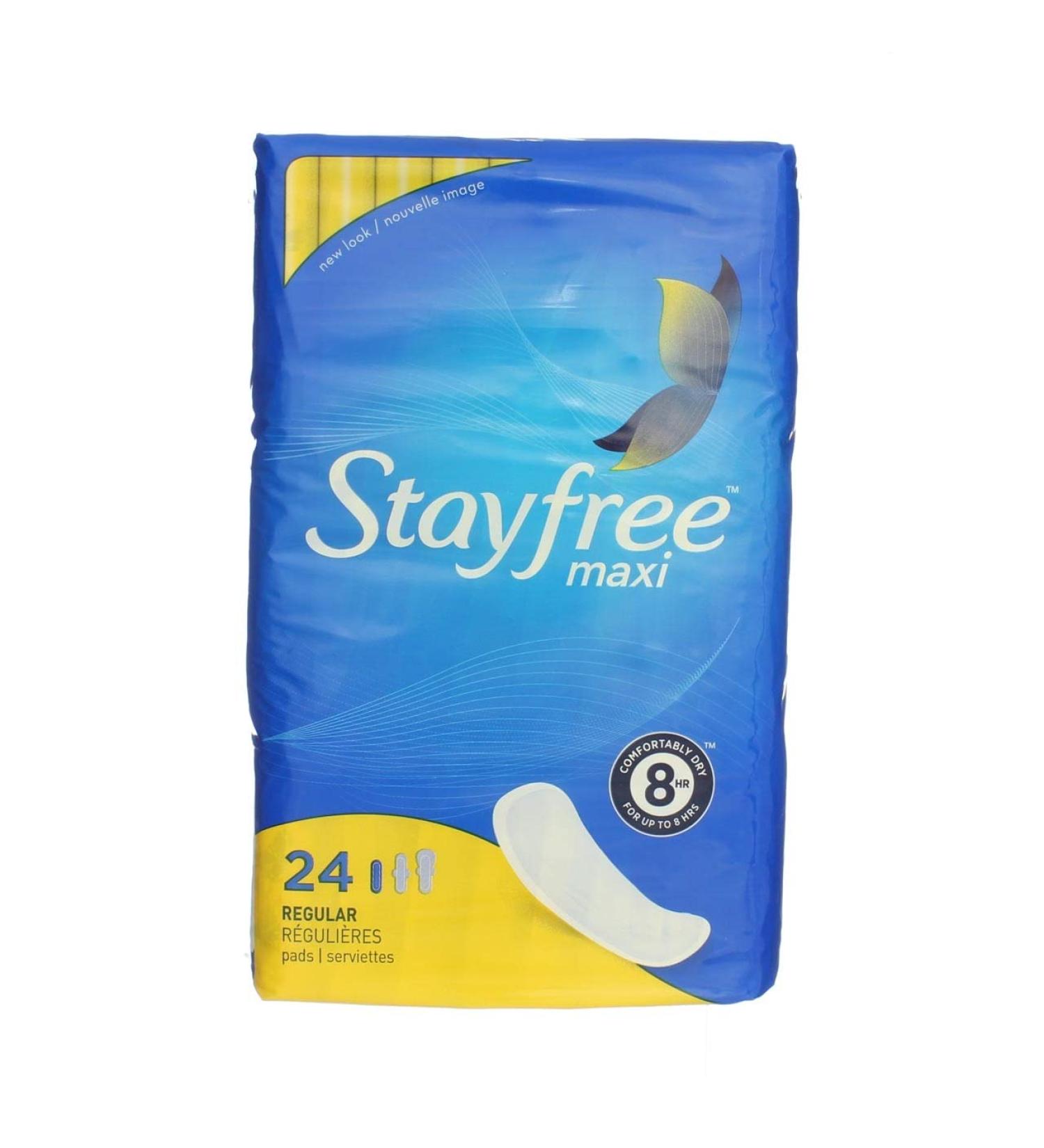 Buy Wholesale Stayfree Maxi Pads 24ct Regular - Bulk Savings Available - Buy Online on GoSupps.com
