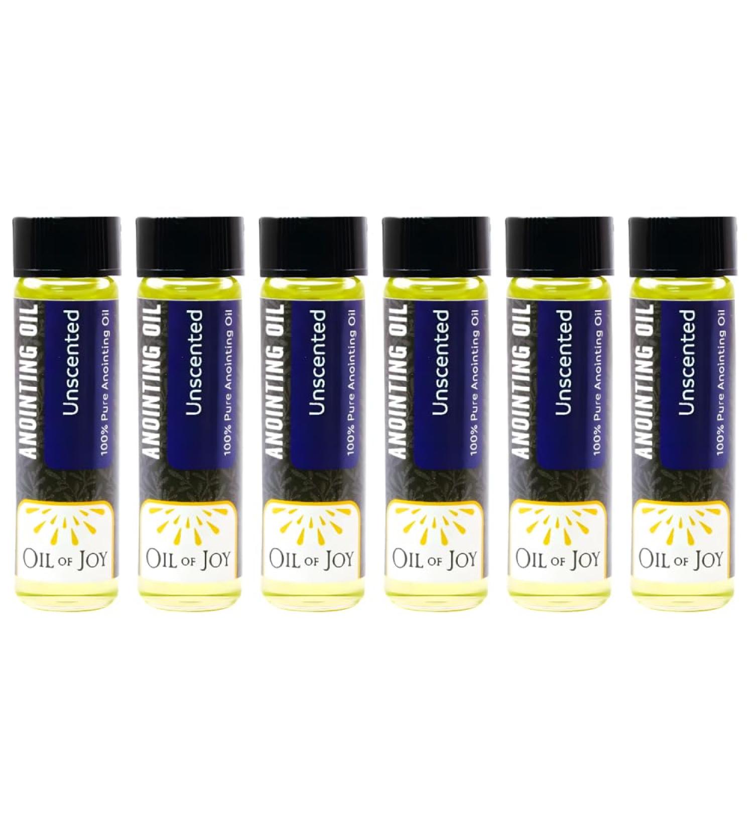 Anointing Oil Unscented 1/4oz (Pack of 6) - Oil of Joy for Prayers | Healing Protection & Blessings - Buy Online on GoSupps.com