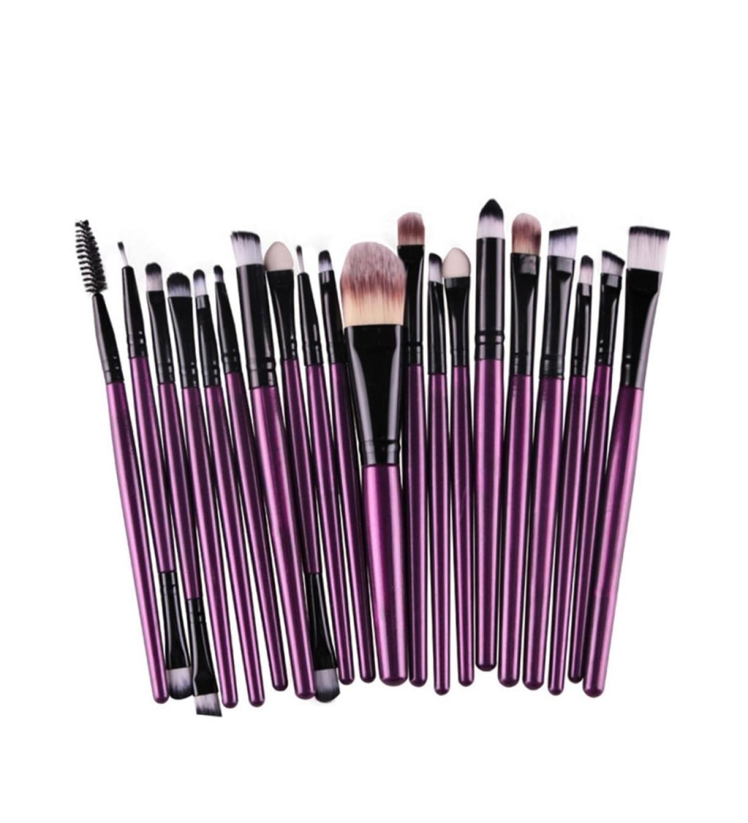 20PC eye makeup brush beauty tools neutral - Buy Online on GoSupps.com