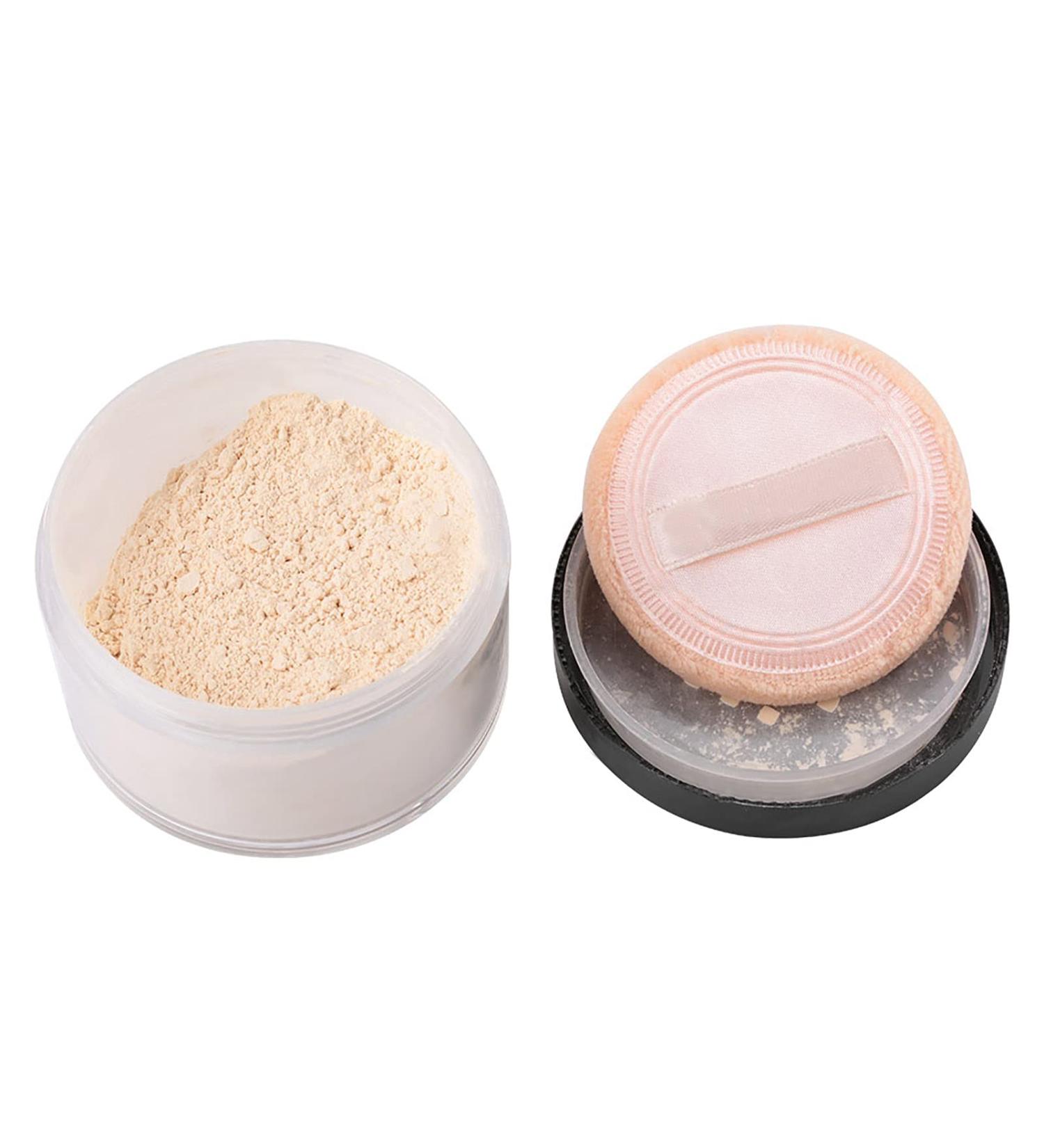 Buy Long-Lasting Waterproof Makeup Setting Powder | Control Oil & Brighten Skin | Loose Powder for All-Day Wear (01 White - Buy Online on GoSupps.com