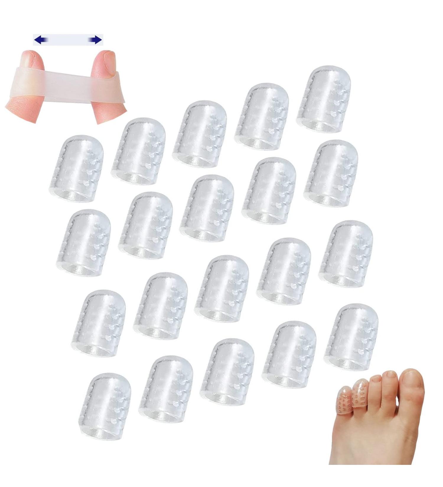 NAZARR Silicone Anti-Friction Toe Protectors - 2023 New Breathable Covers (20pcs) - Buy Online on GoSupps.com