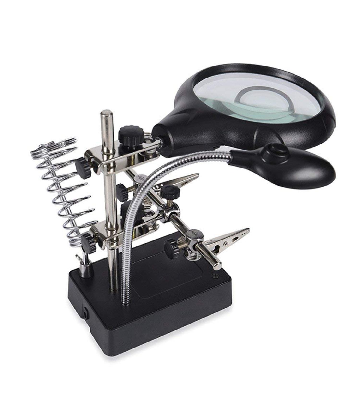 Multifunctional Led Auxiliary Clip Magnifying Glass Desktop Magnifying Glass Good Times - Buy Online on GoSupps.com