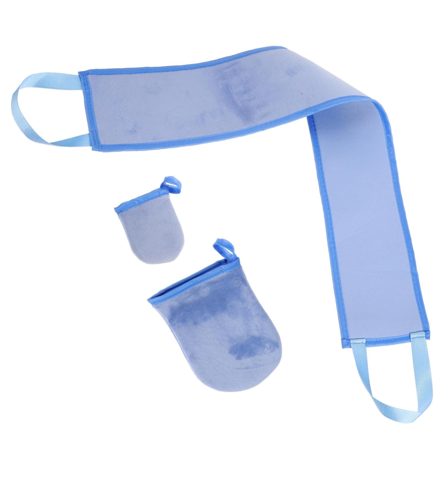1 Set Sunscreen Lotion Sun Cream Gloves Tanning Back Applicator with Handles Self Tanning Mitt Applicator Tanning Finger Glove Applicator Make Agent Flocking - Buy Online on GoSupps.com